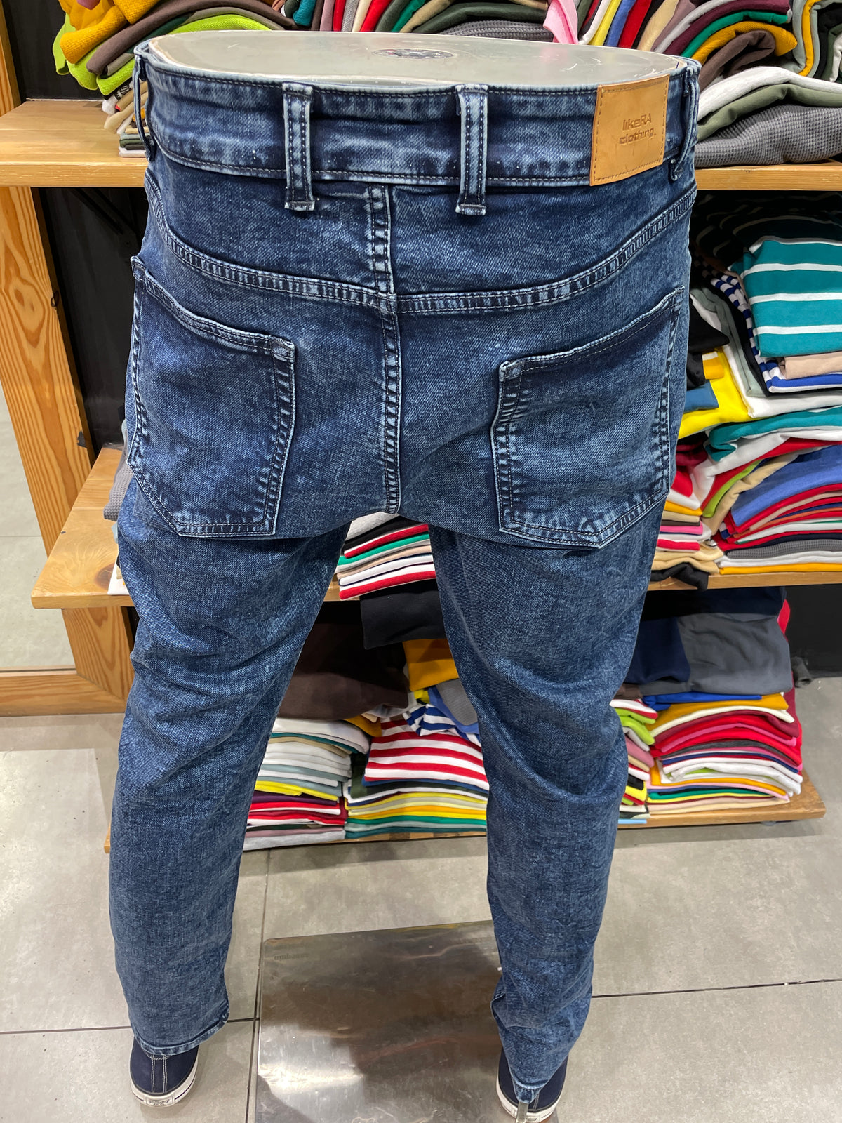 Dark Blue Wash Jeans