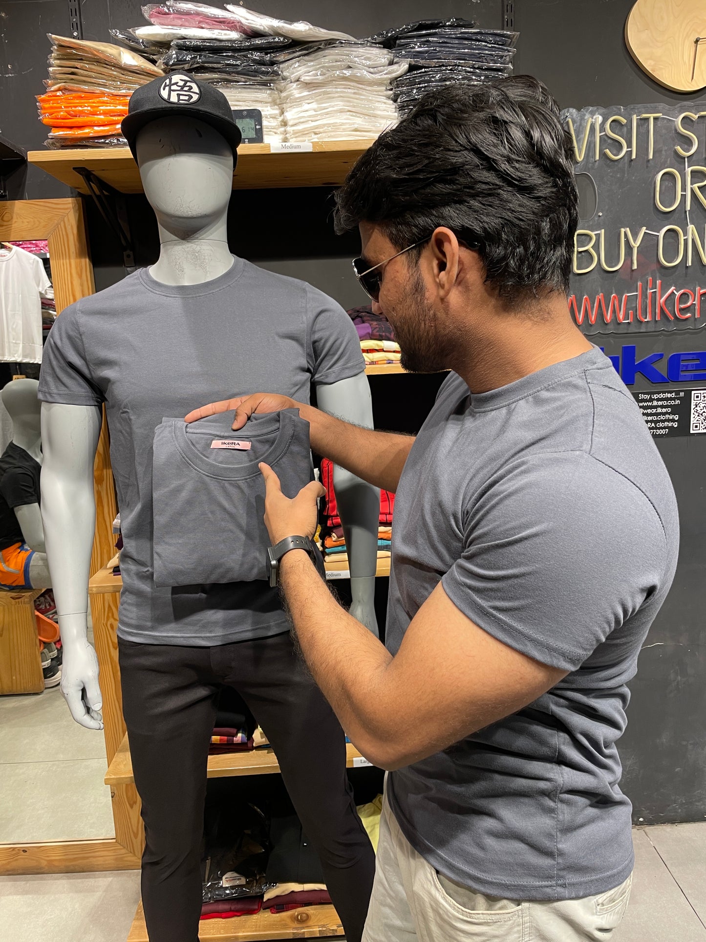 Steel Grey Basic Tshirt