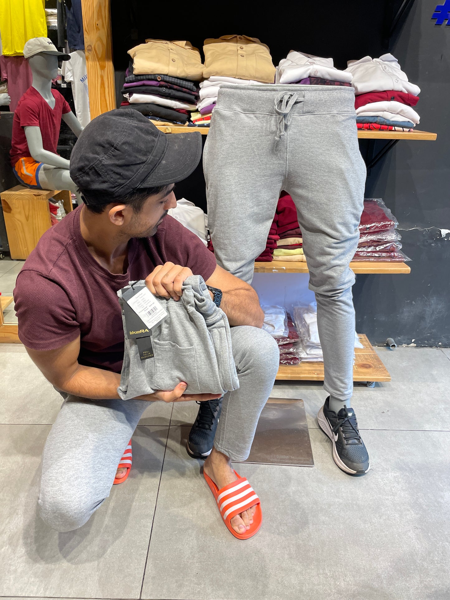 Grey Track-pant