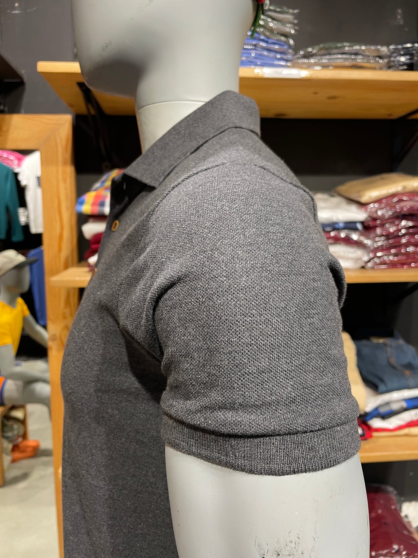 Charcoal Polo Tshirt