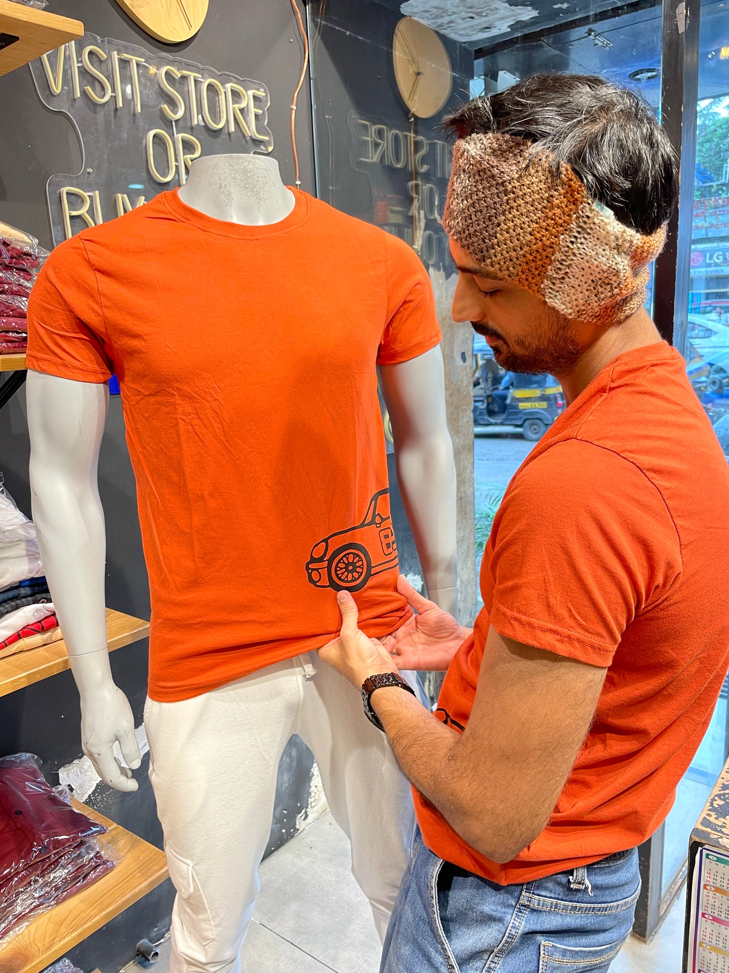 Rust Printed Tshirt