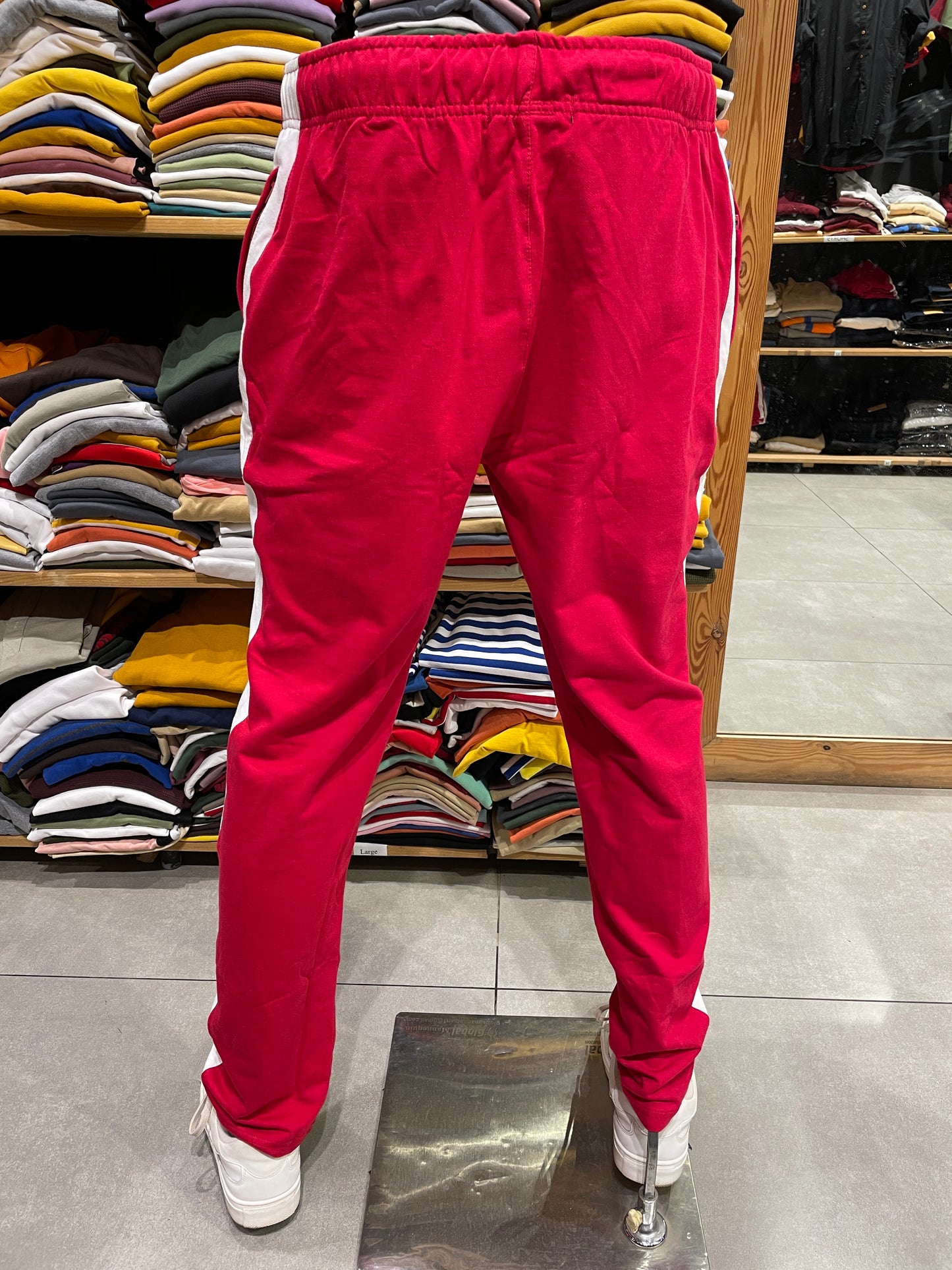 Red Side Stripe Trackpant