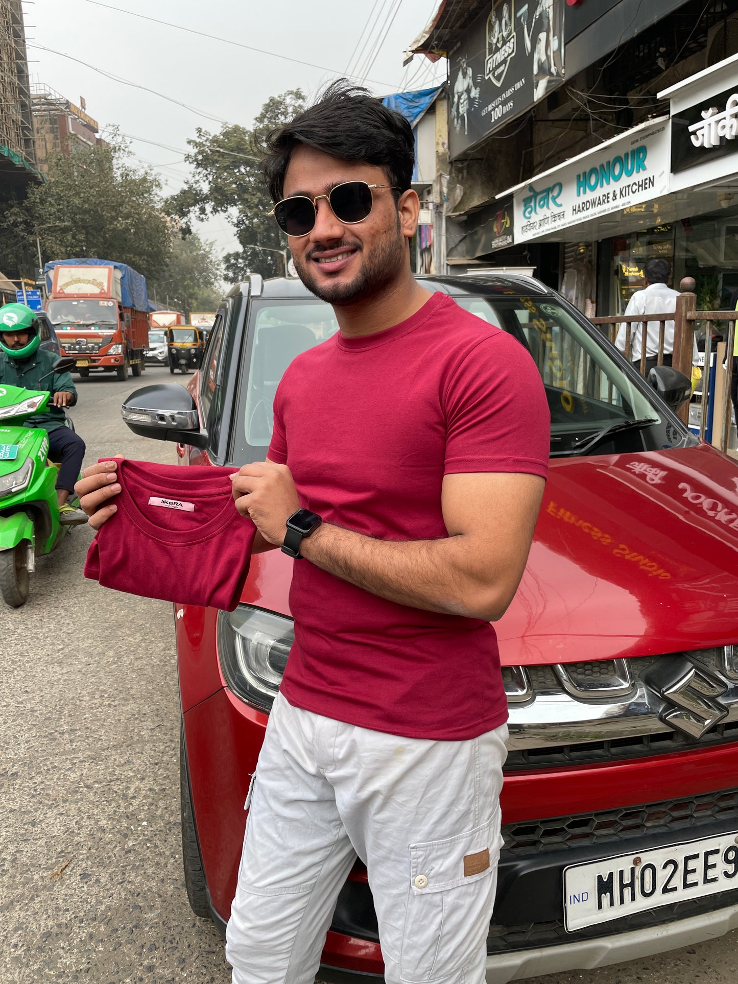 Maroon Basic Tshirt