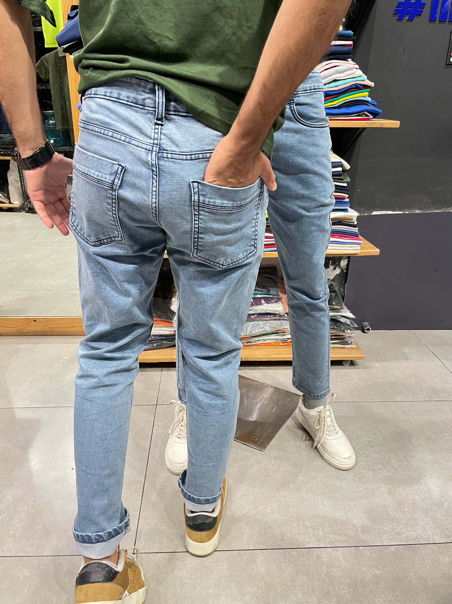 Mid Blue Jeans