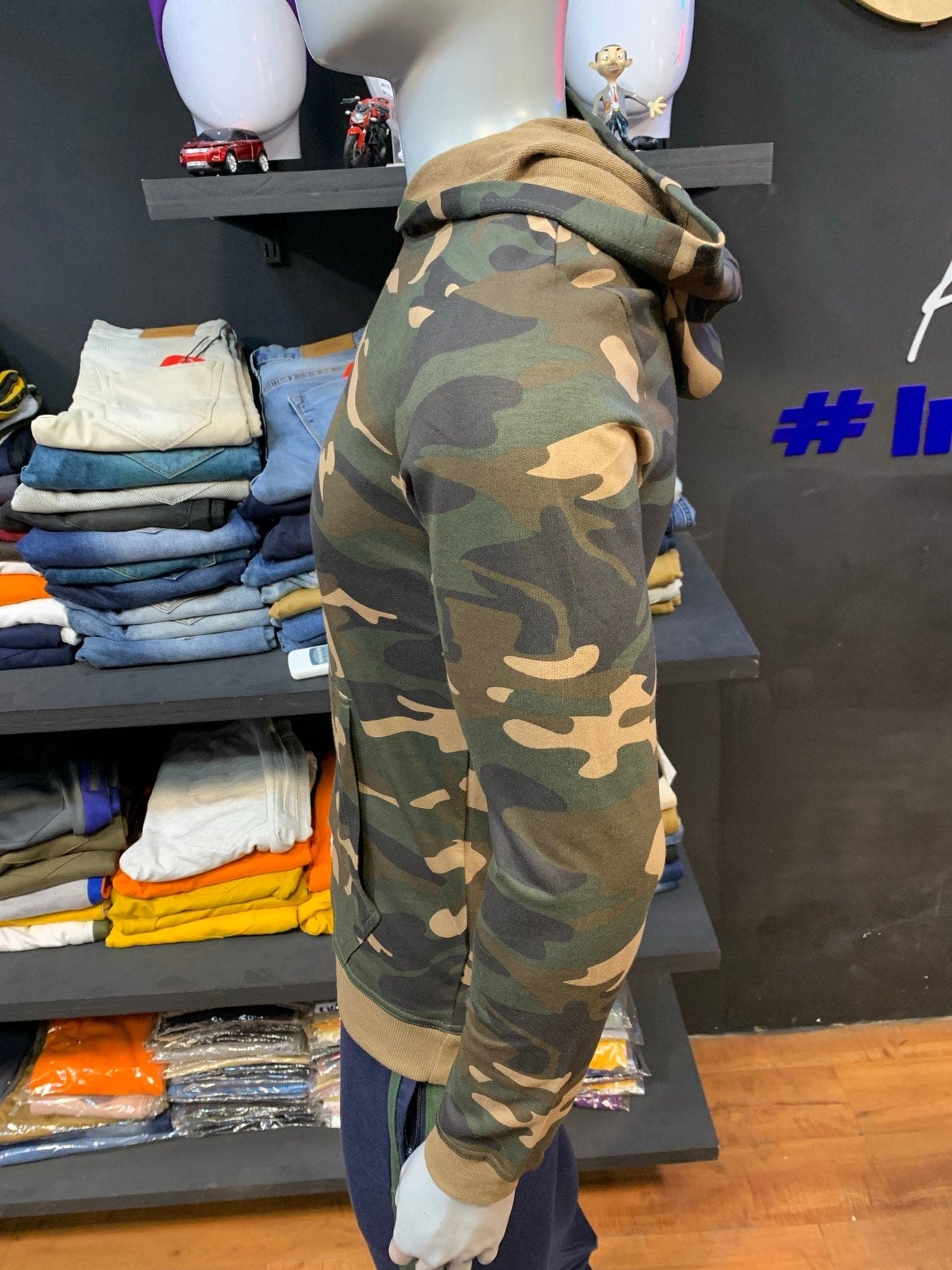 Army Brown Hoodie - likera Clothing Co