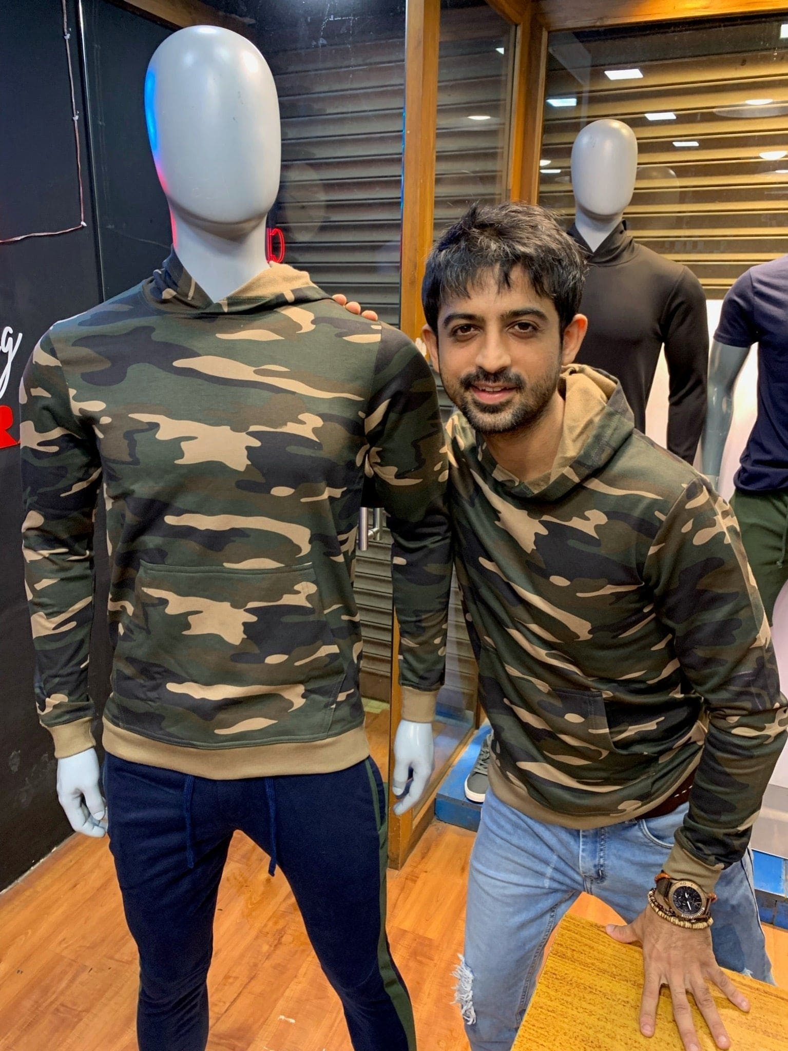 Army Brown Hoodie – Likera