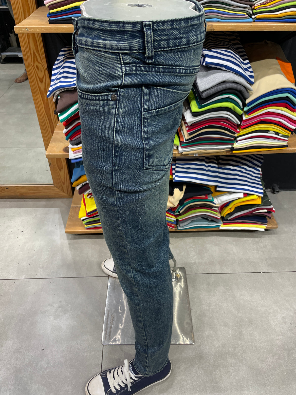 Greenish Wash Jeans