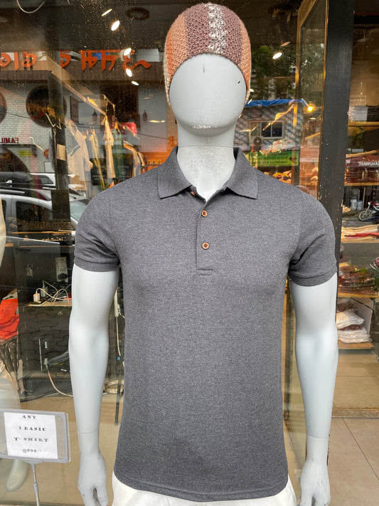 Charcoal Polo Tshirt