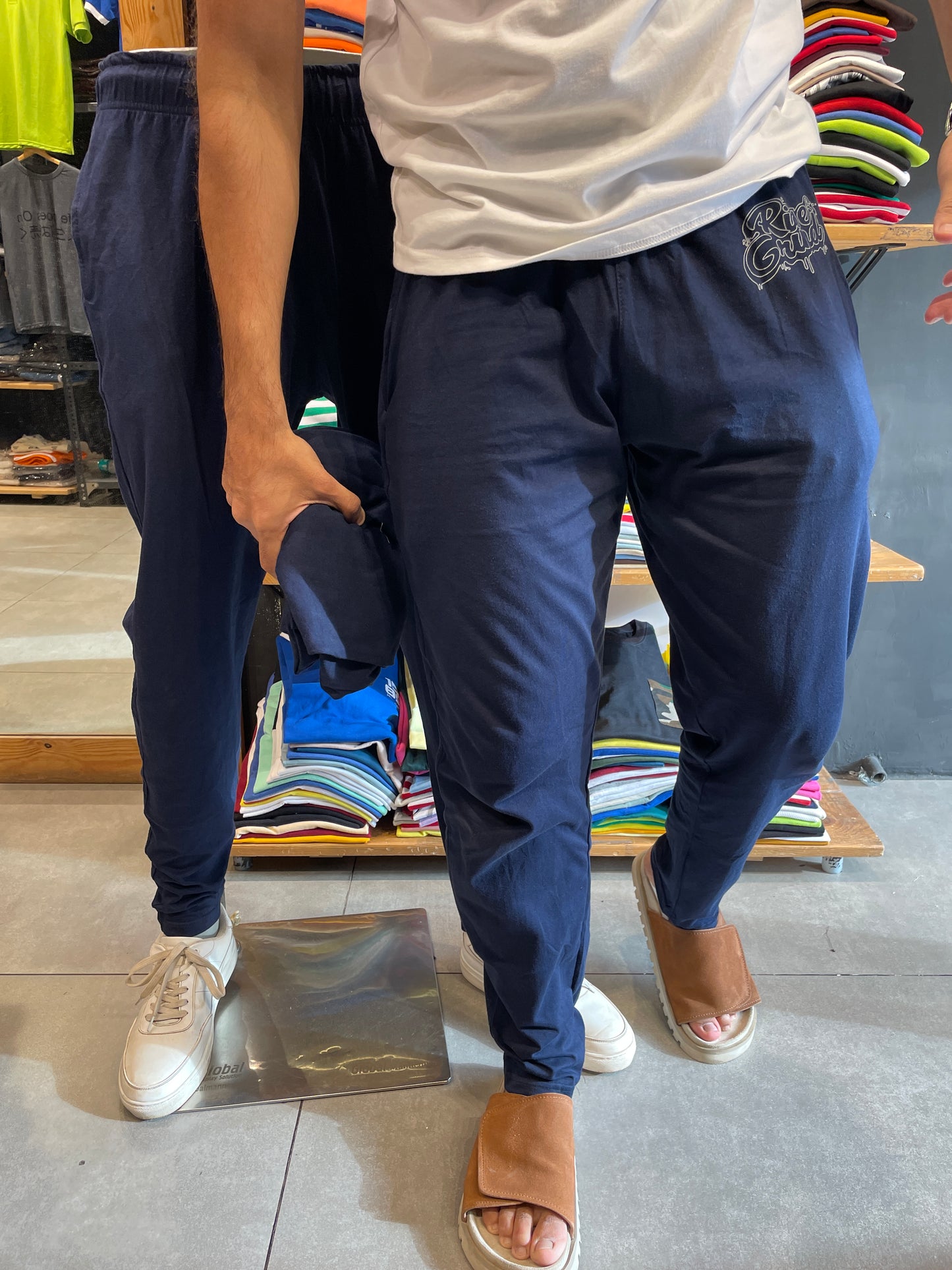 Navy Cotton Pyjama