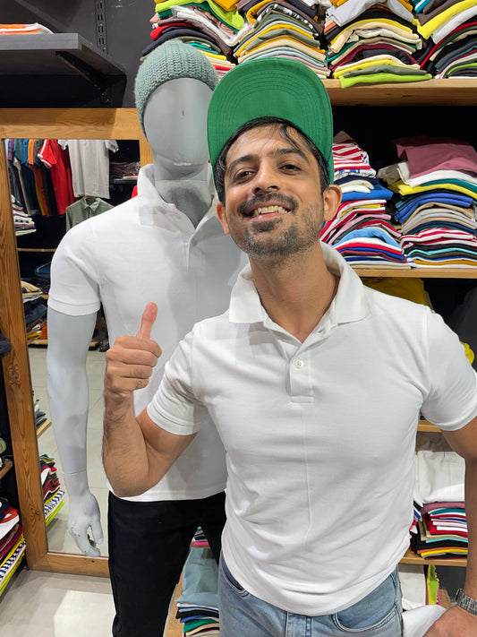 White Polo Tshirt