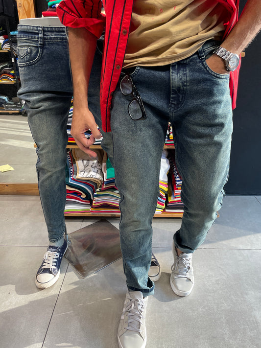 Greenish Wash Jeans