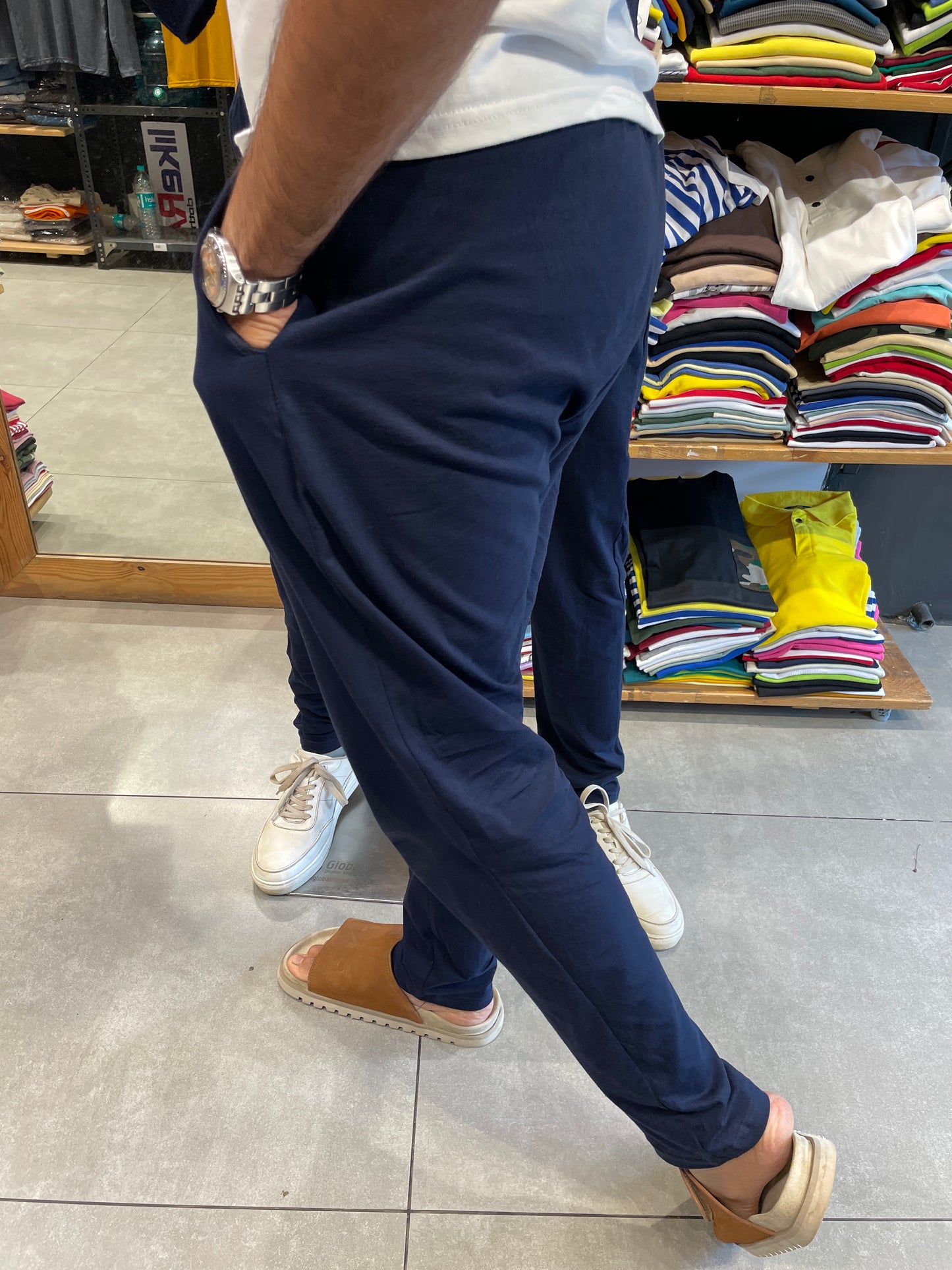 Navy Cotton Pyjama
