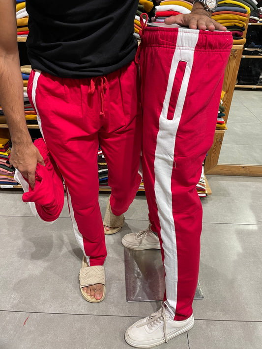 Red Side Stripe Trackpant