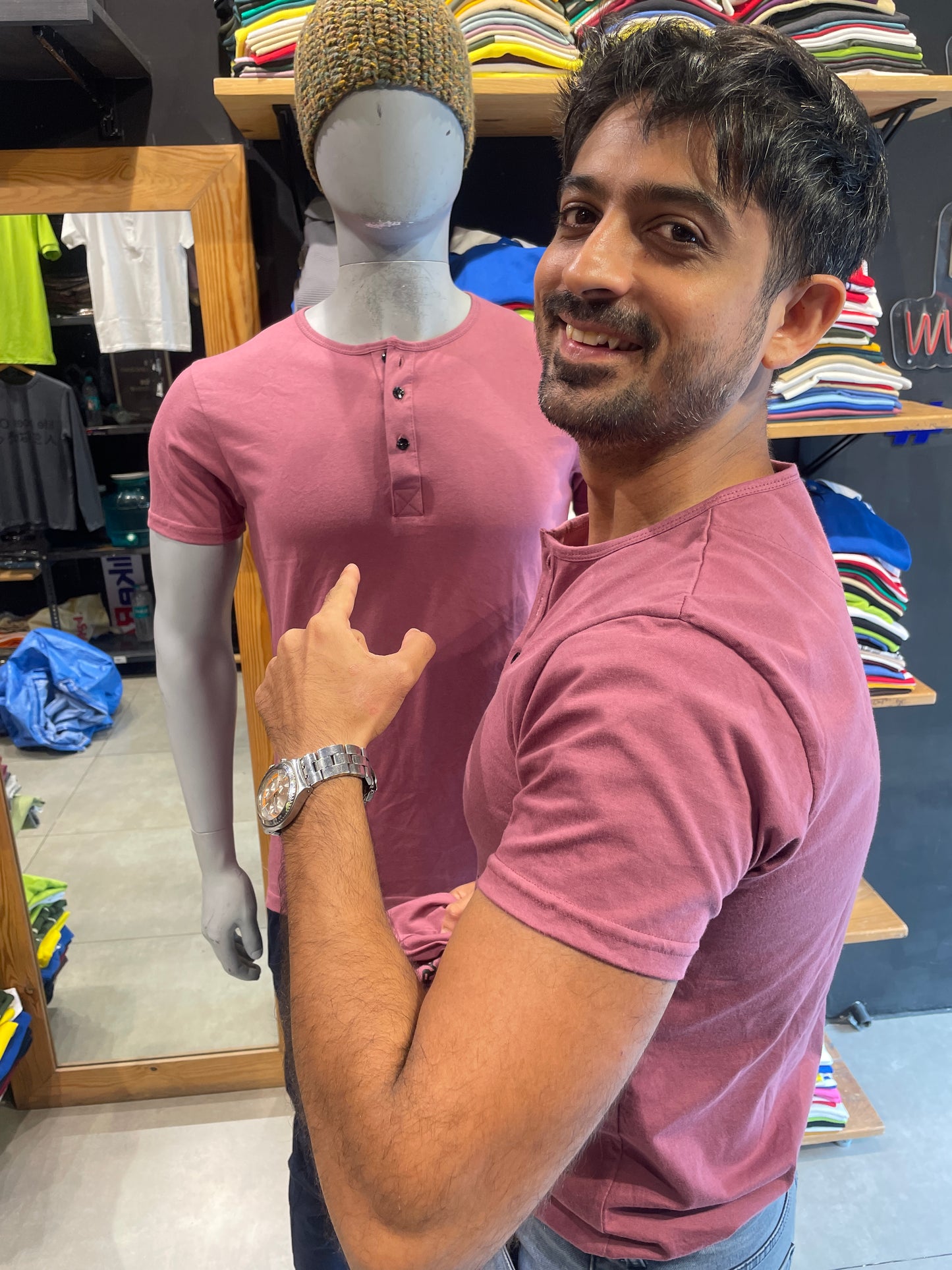 Wild Rose Henley