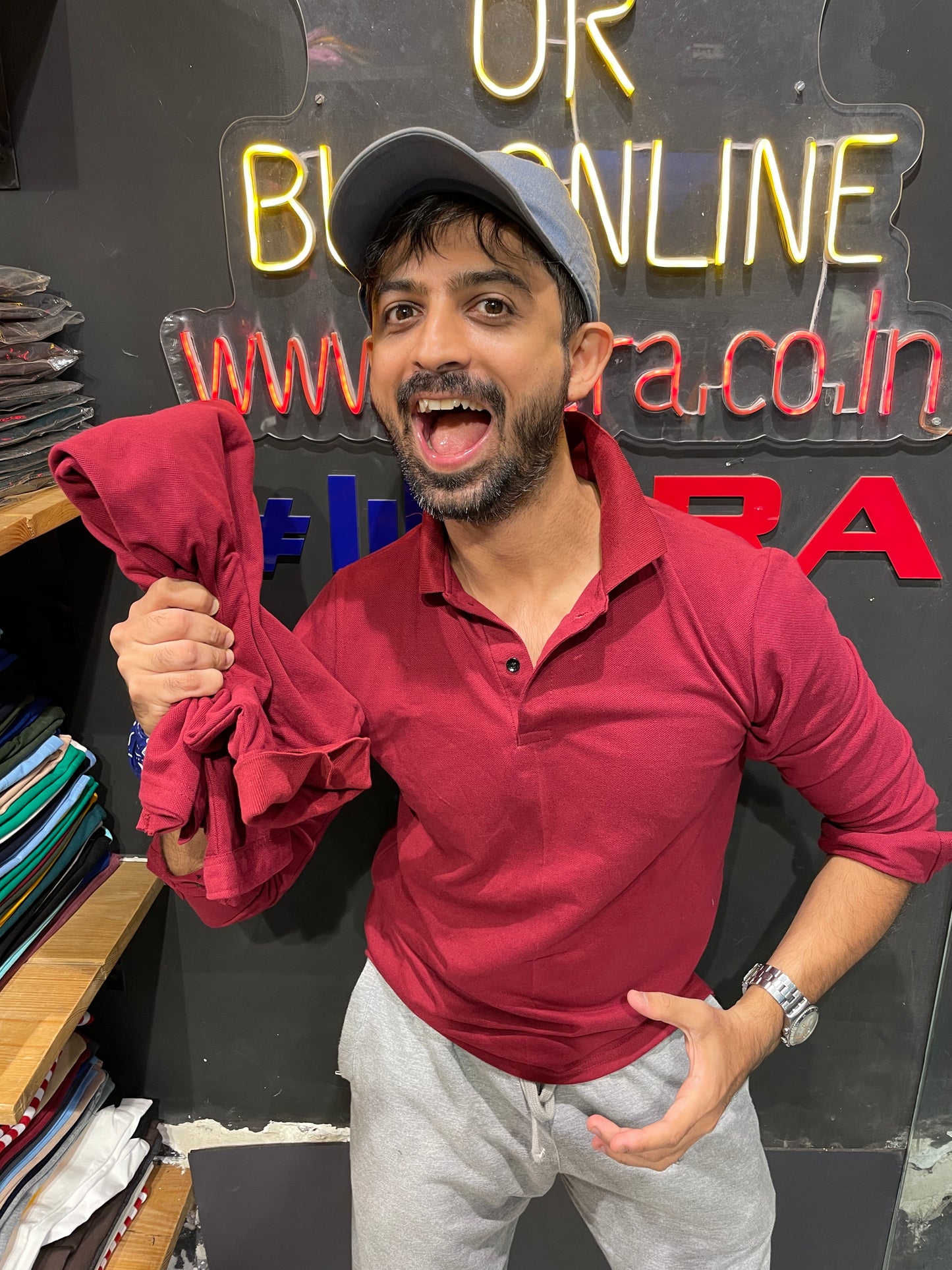 Maroon Polo Tshirt