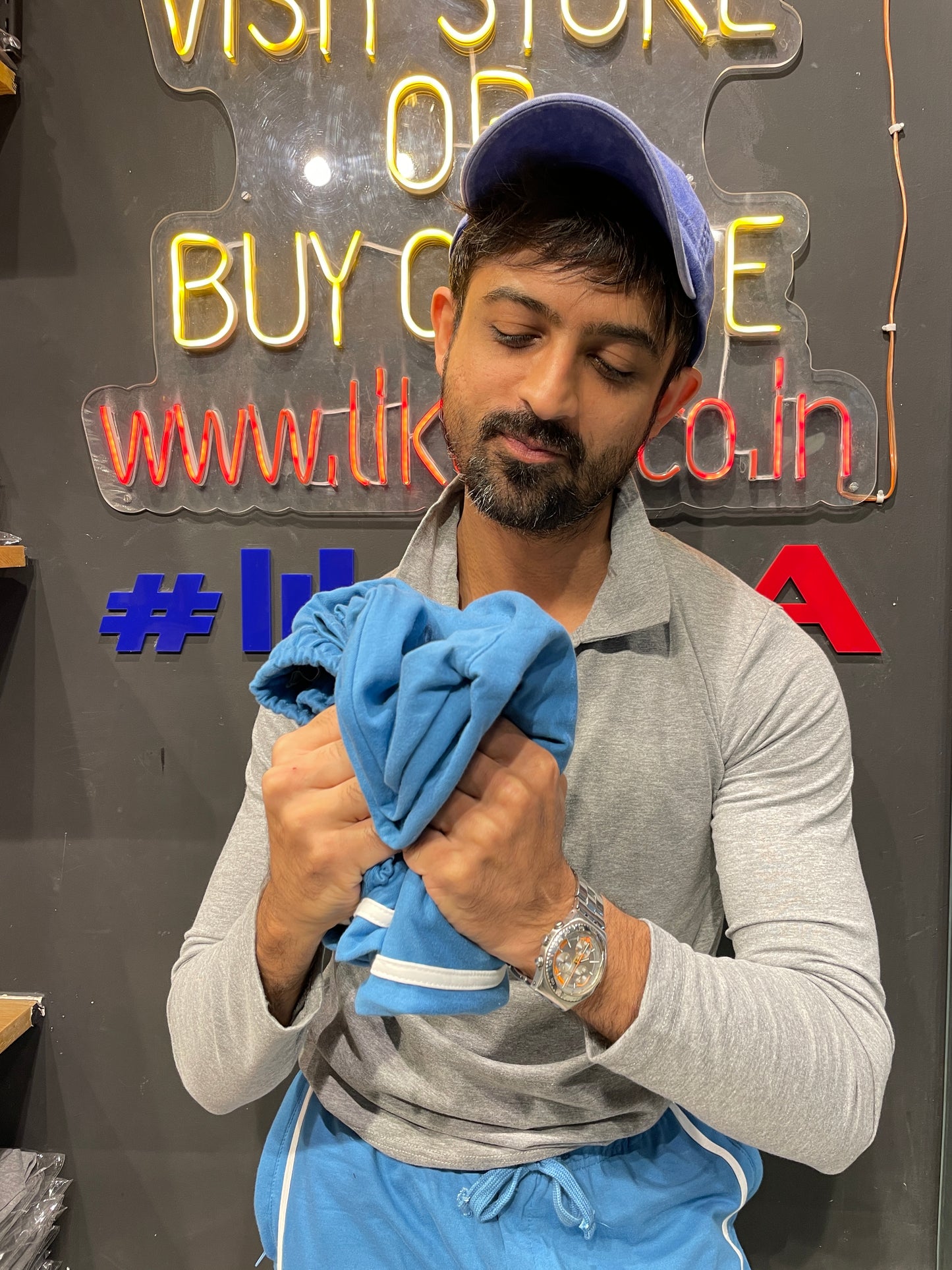 Faience Trackpant with Side Piping