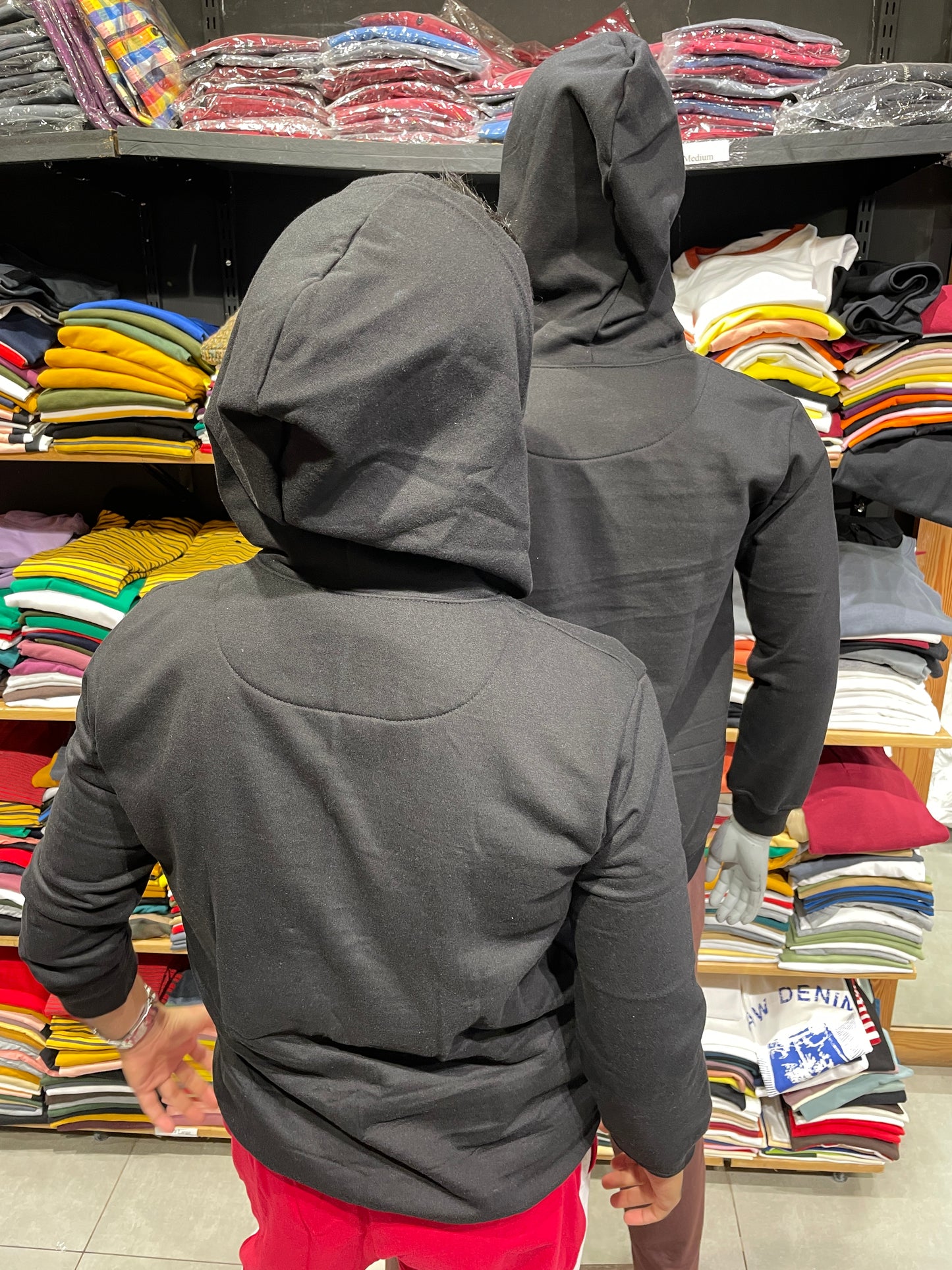Black Fleece Hooded Jacket