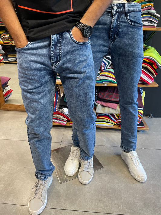 Dark Blue Wash Jeans