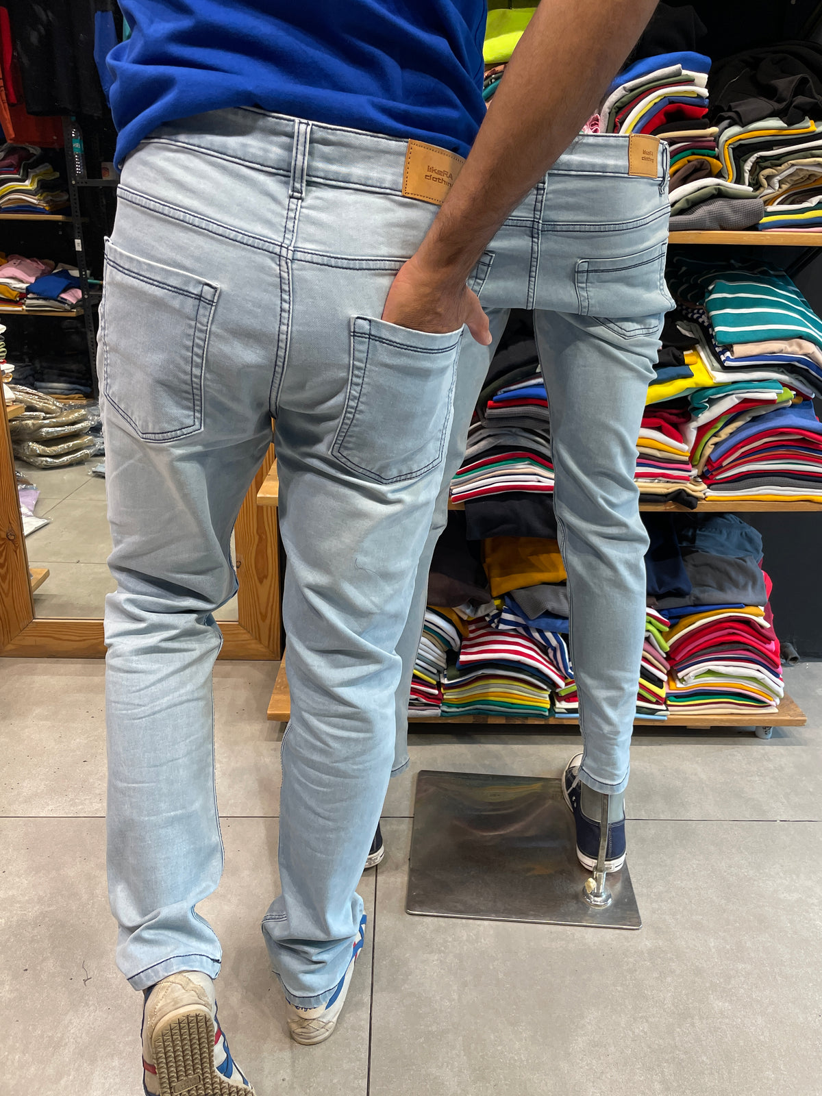 Ice Blue Jeans
