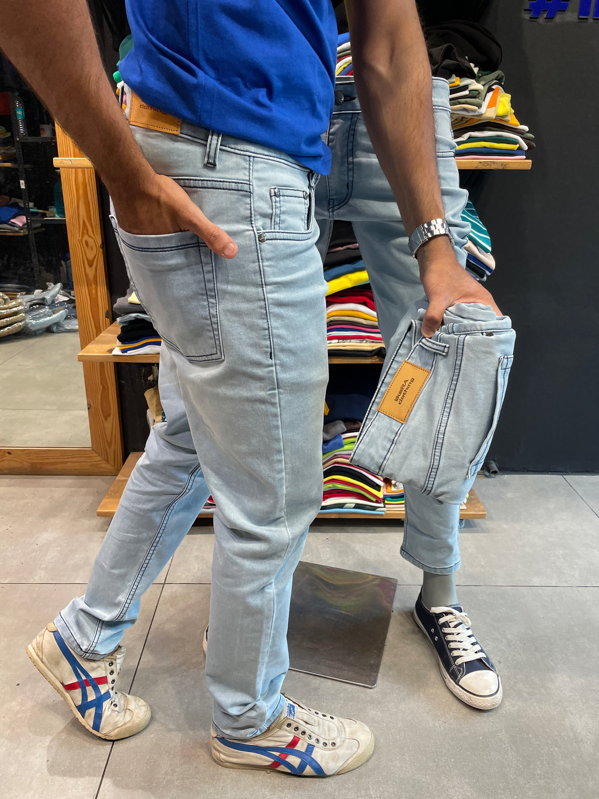 Ice Blue Jeans