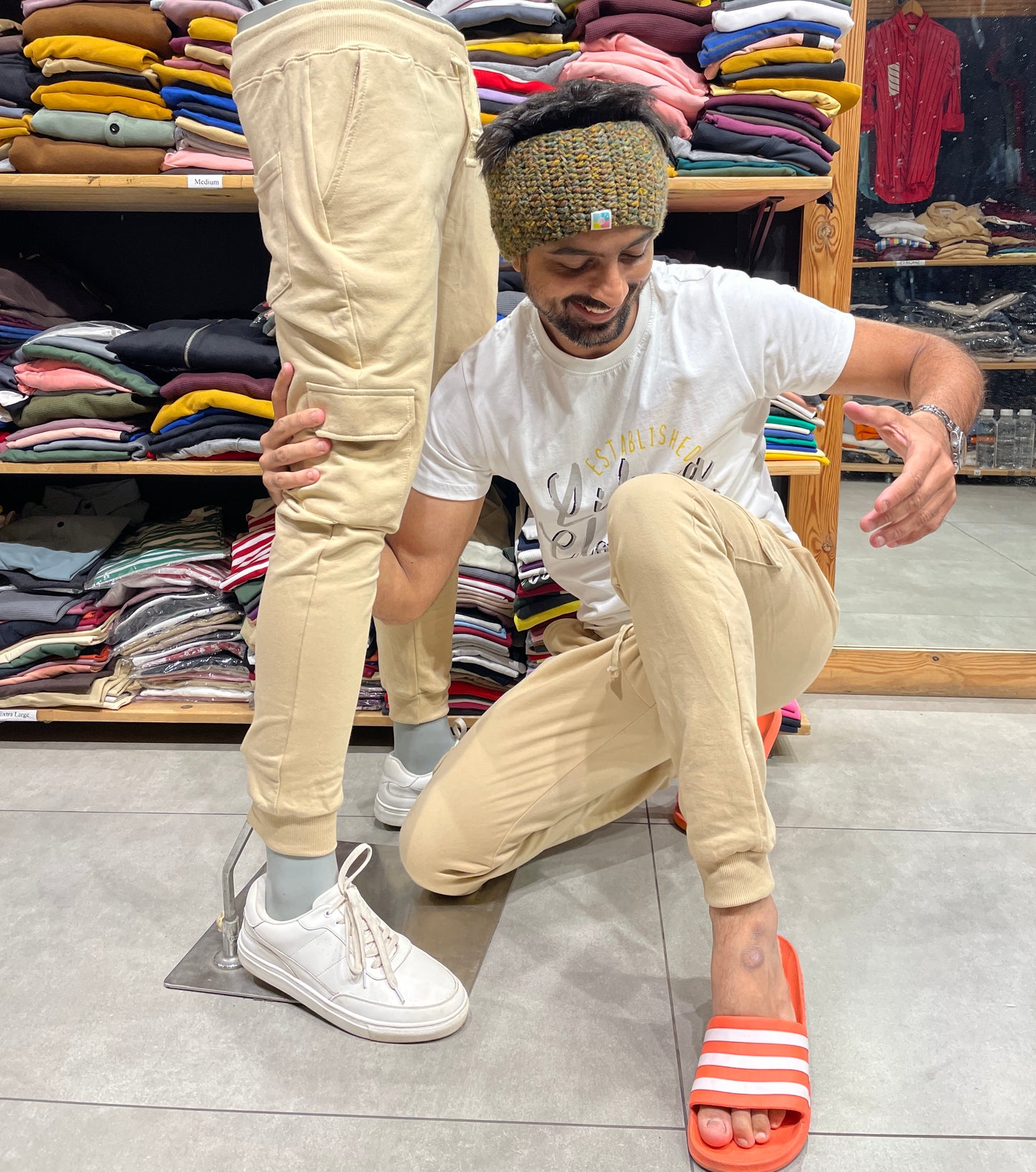 Sand Cargo Style Joggers