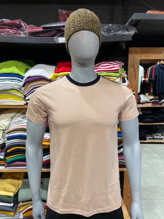 Cuban Sand Combination Side Stripe Tshirt