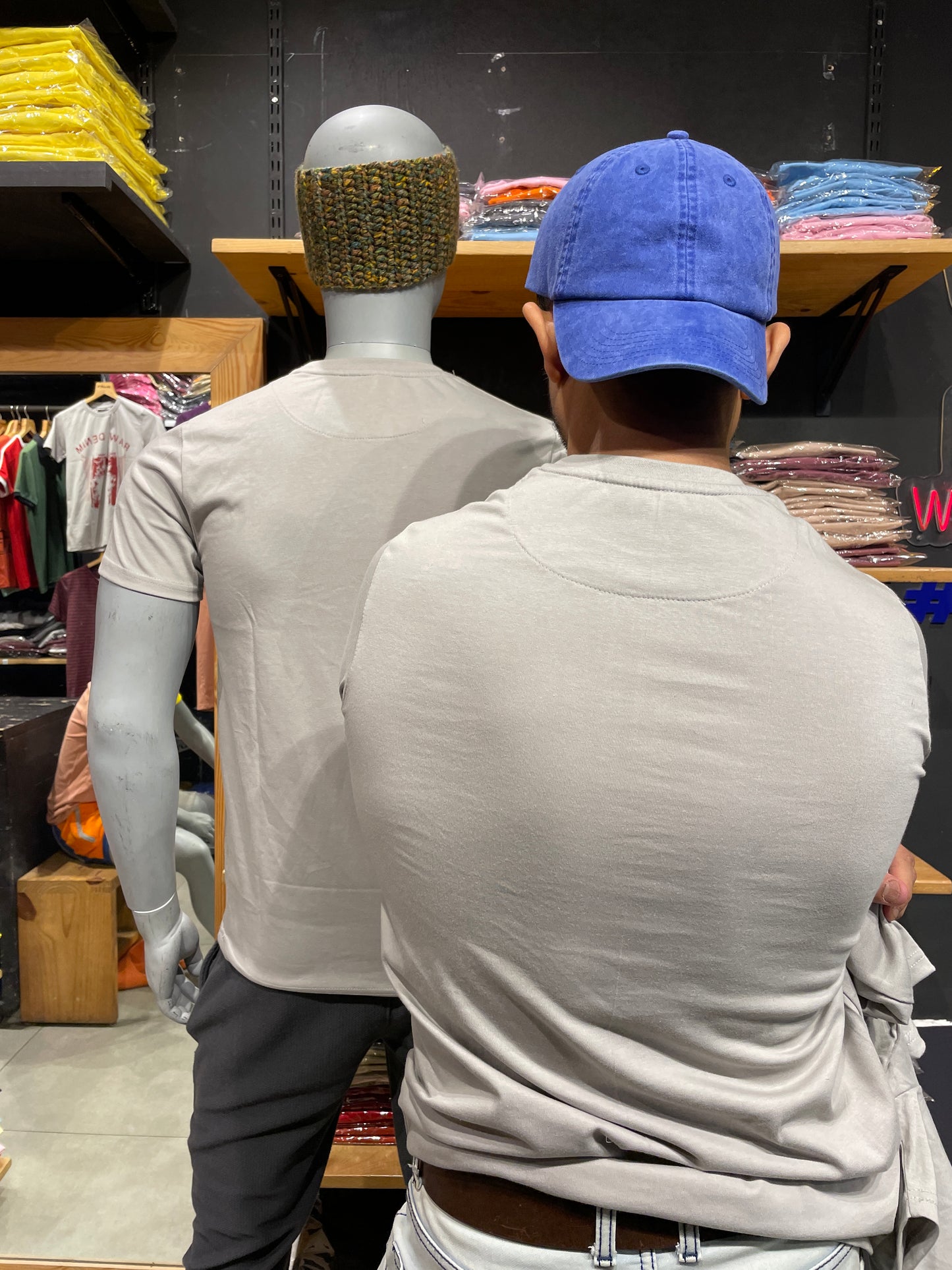 Light Grey Printed Tee