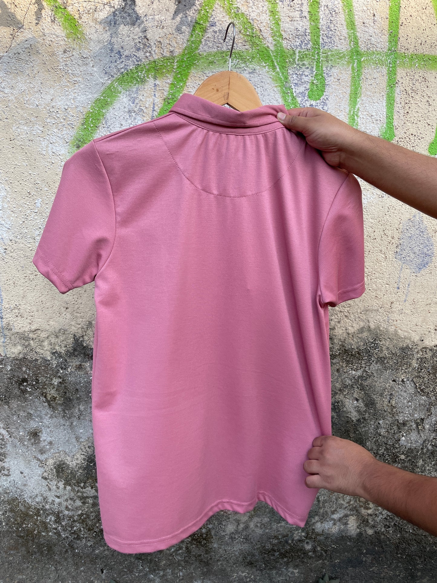 Wild Rose Small Collar Tee