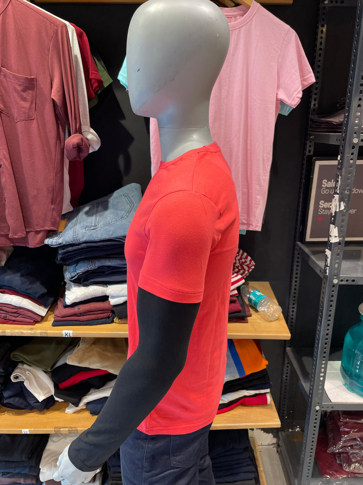 Dark Pink Doctor Sleeves Tshirt