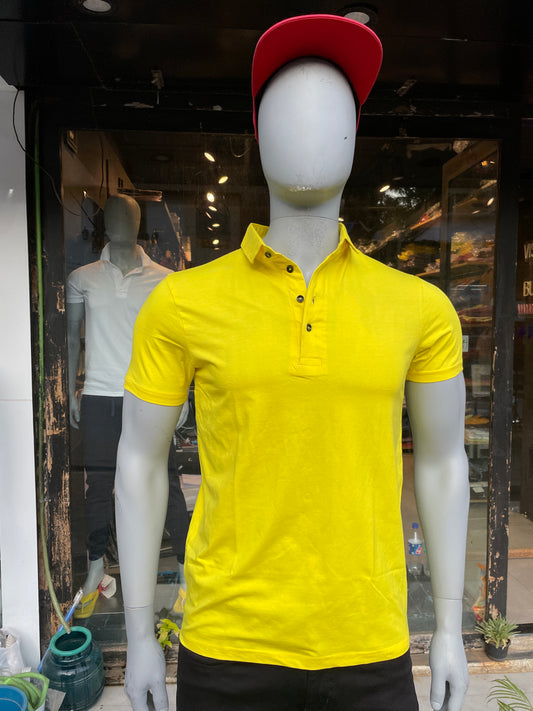 Lemon Small Collar T-shirt