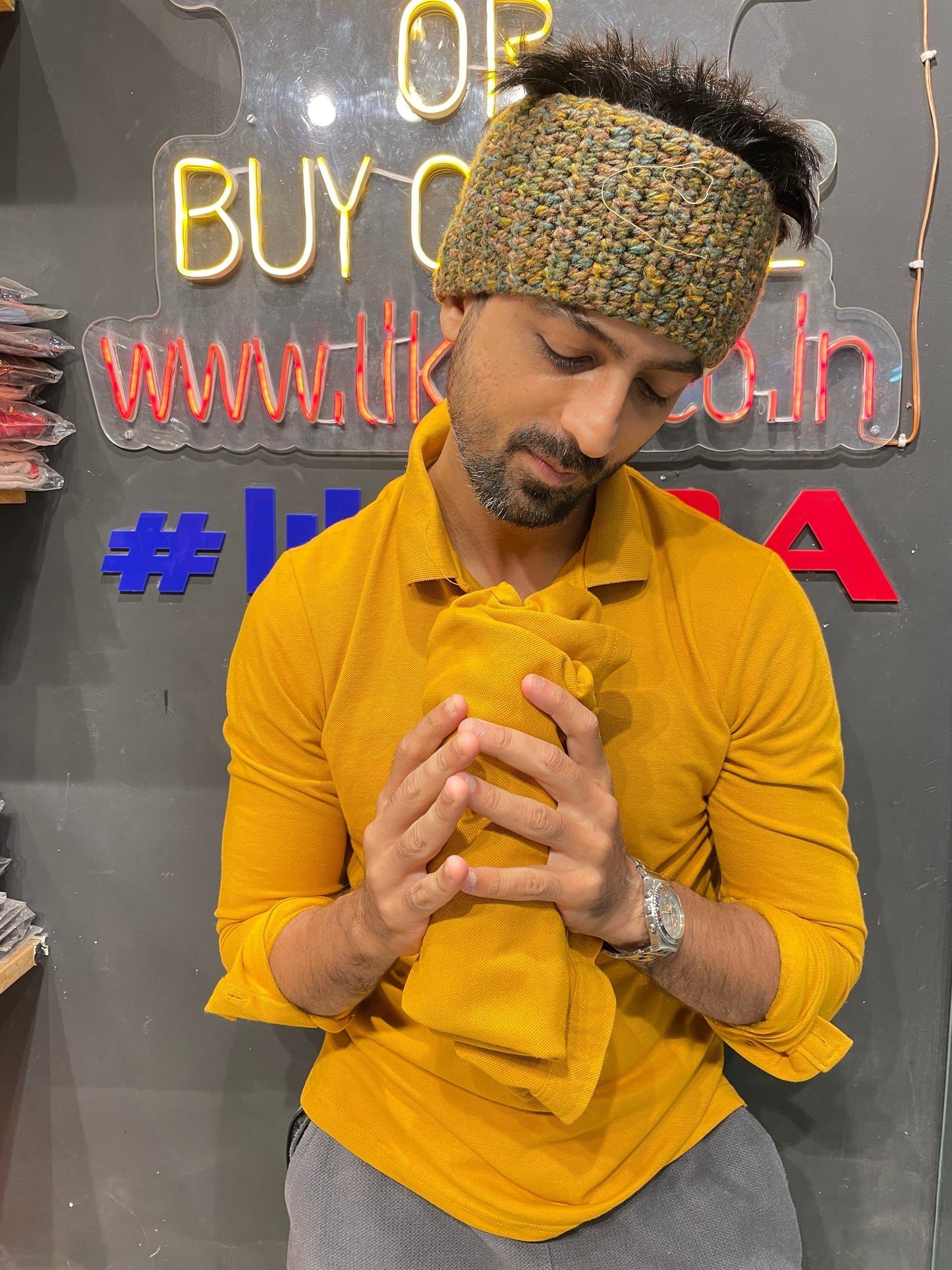 Mustard Polo Tshirt