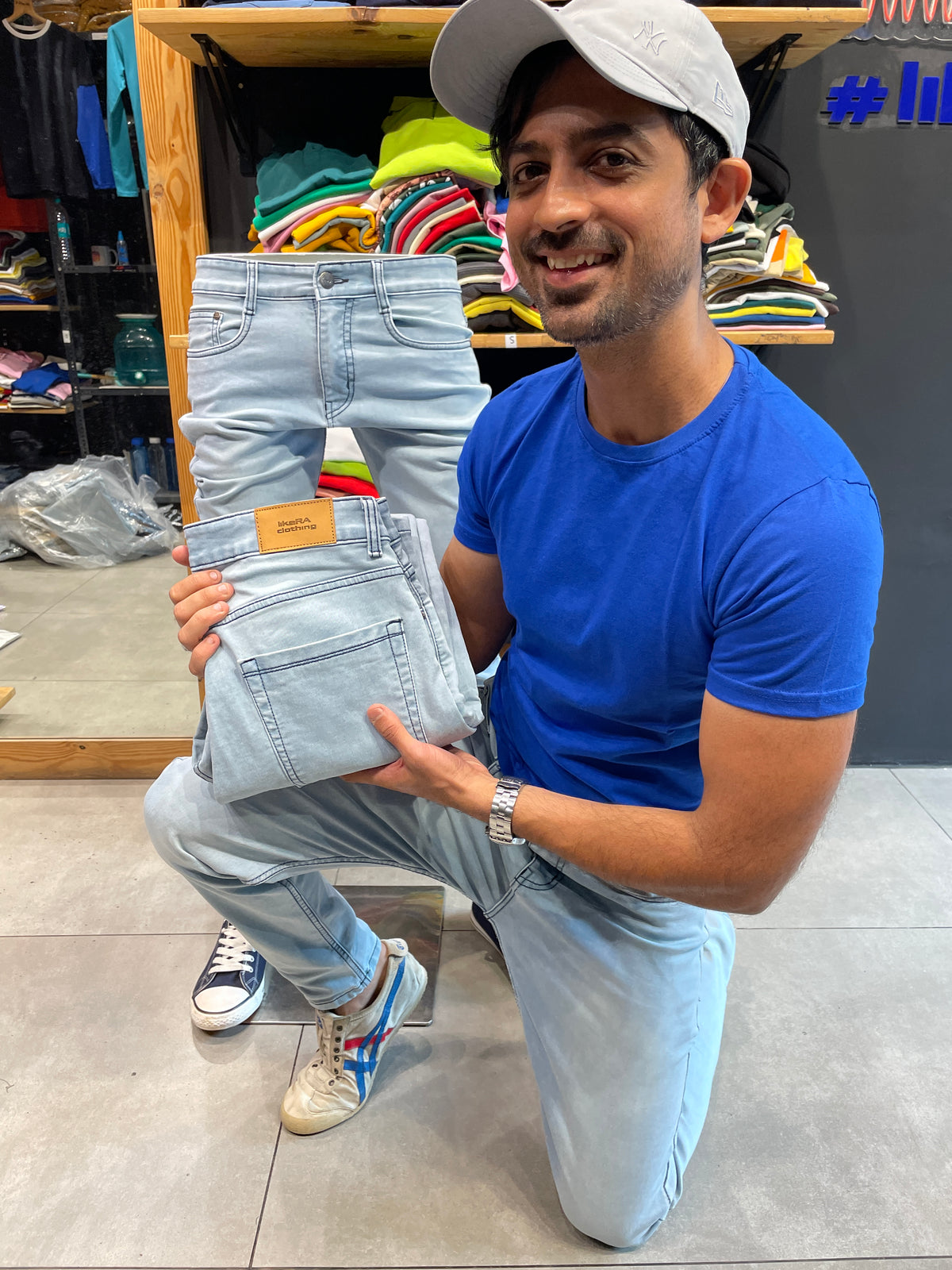 Ice Blue Jeans