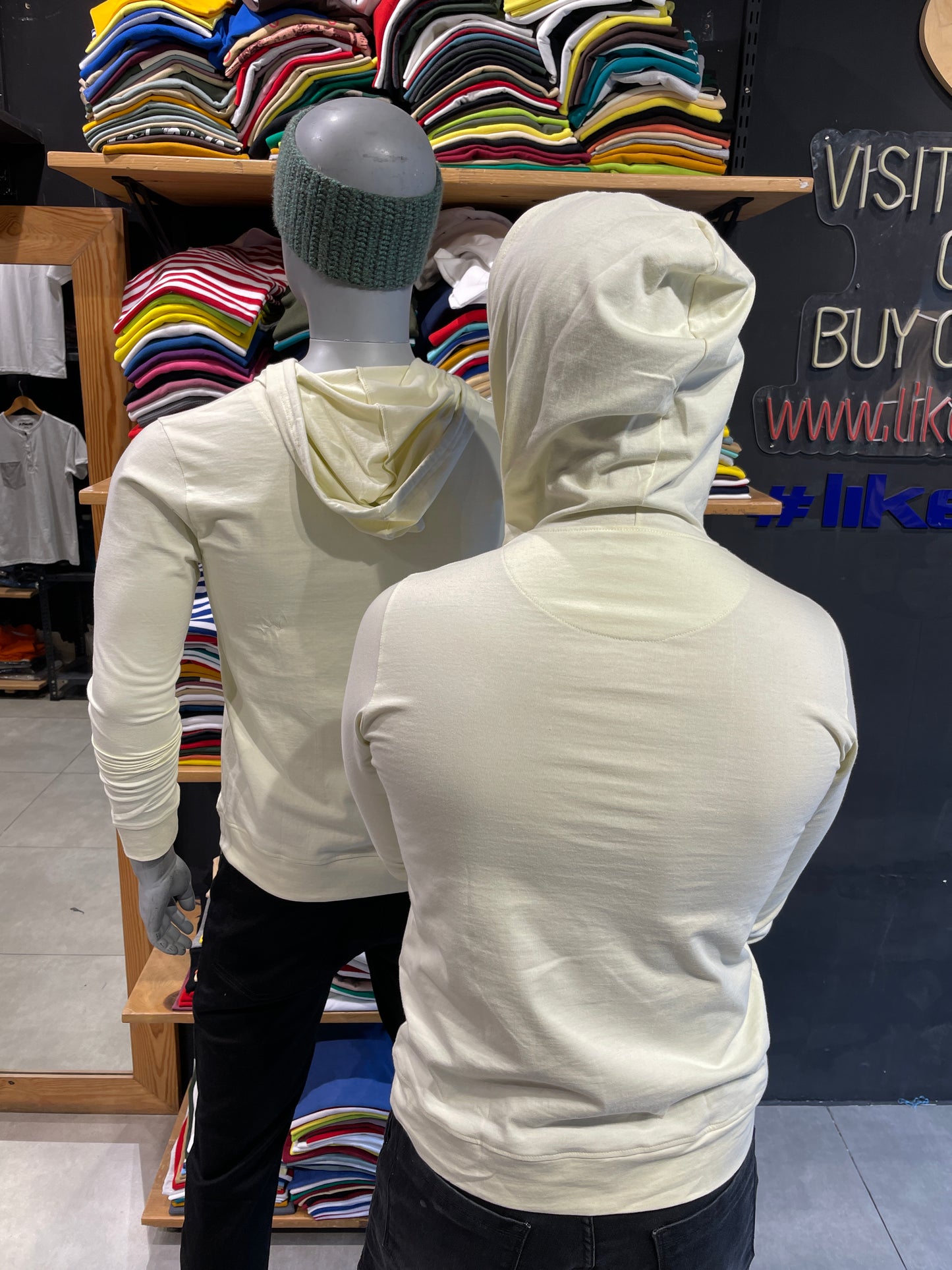 Almond Milk Tshirt in Hoodie Style