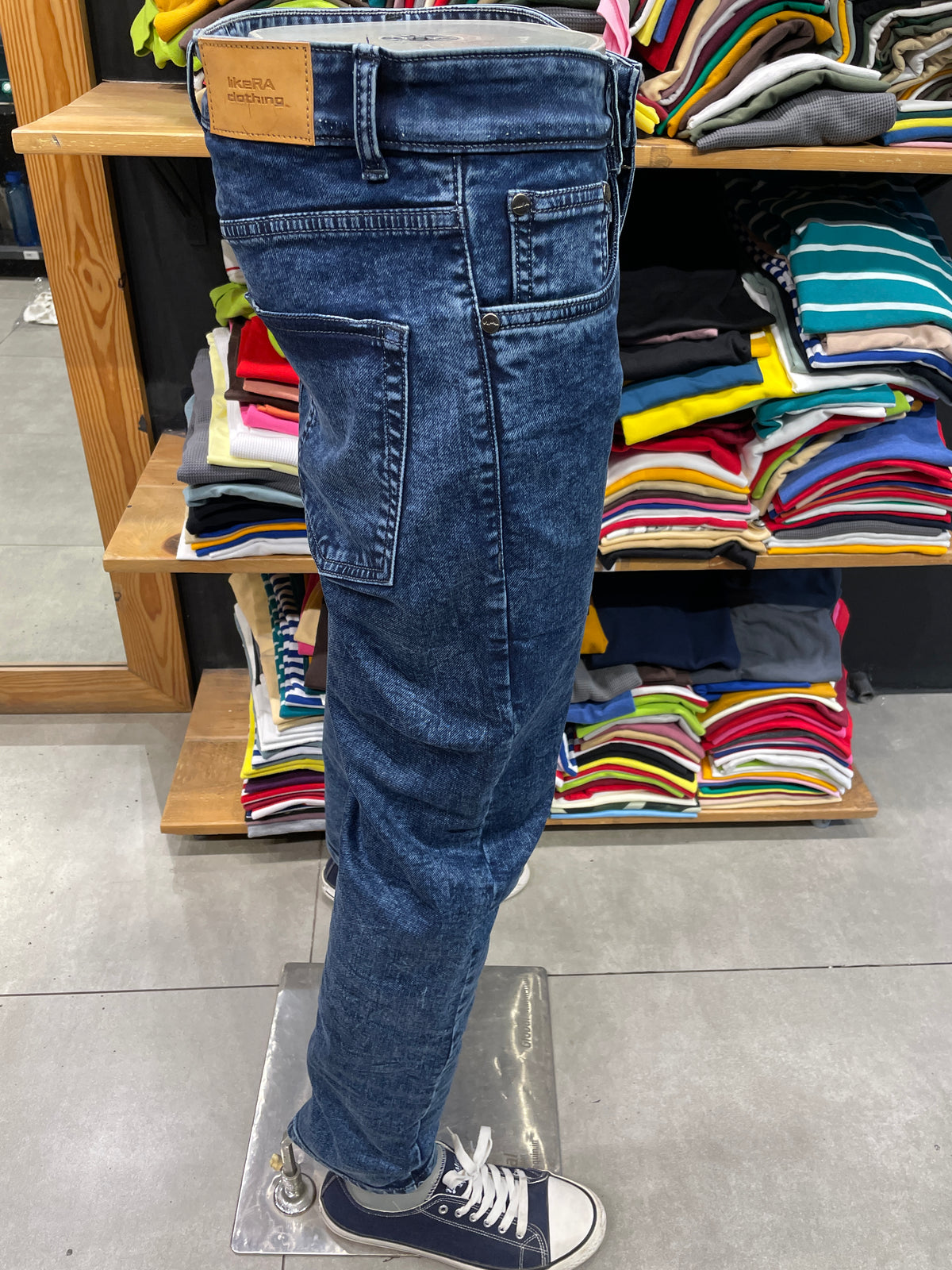 Dark Blue Wash Jeans