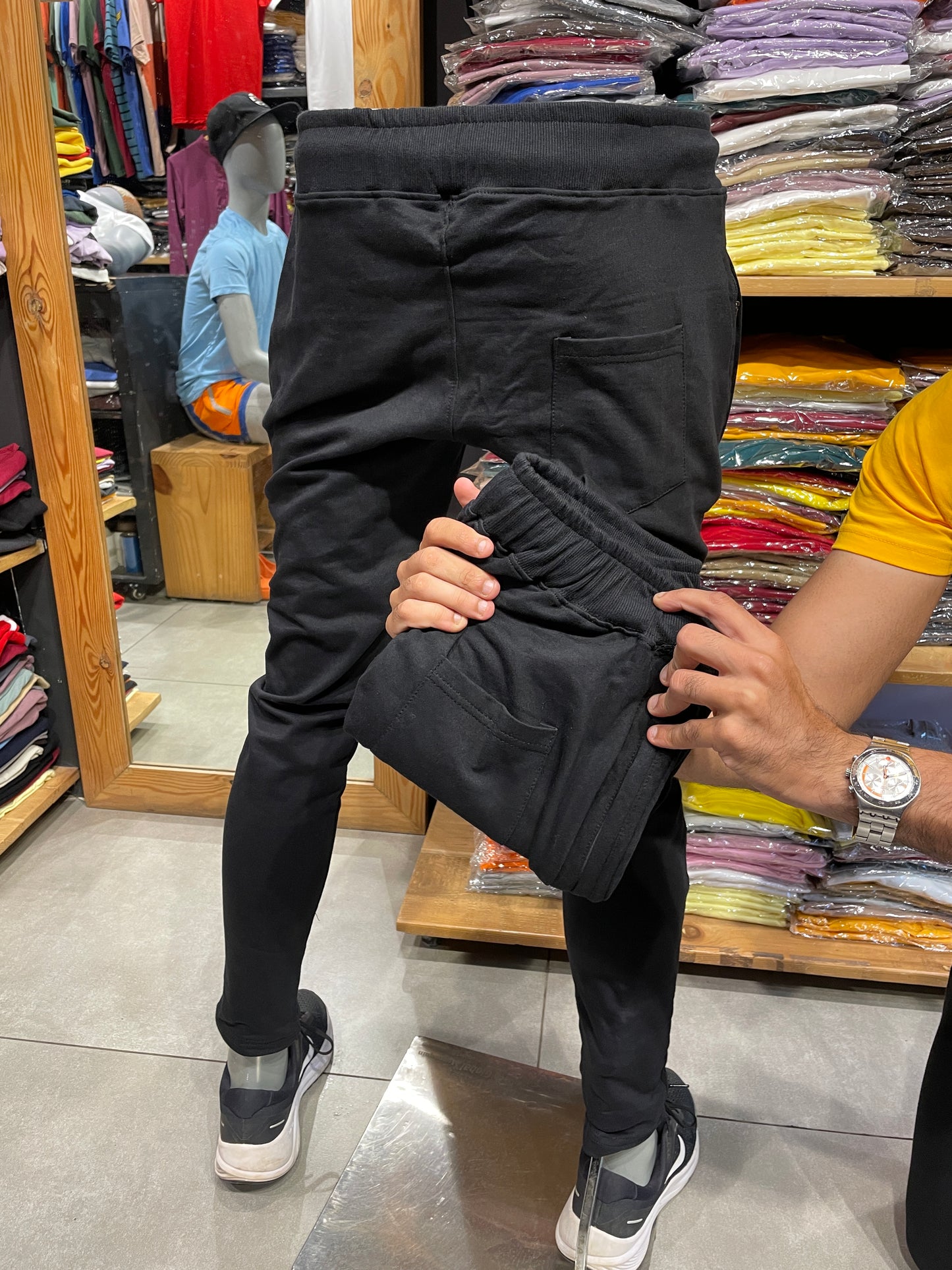 Black Track Pant