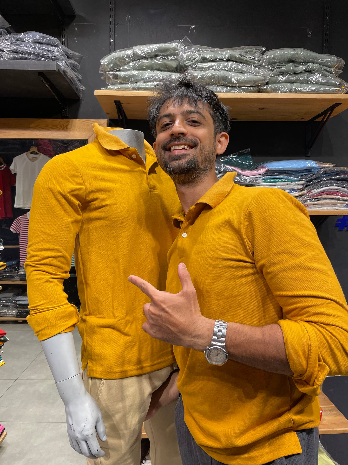 Mustard Polo Tshirt