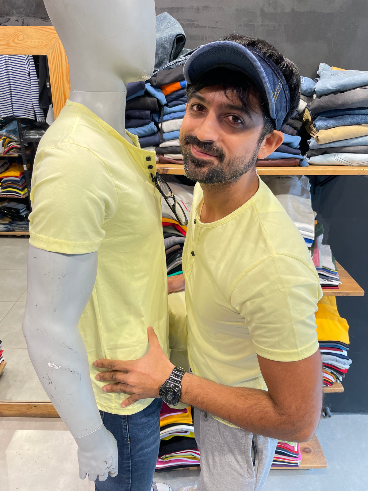 Light Lemon Henley