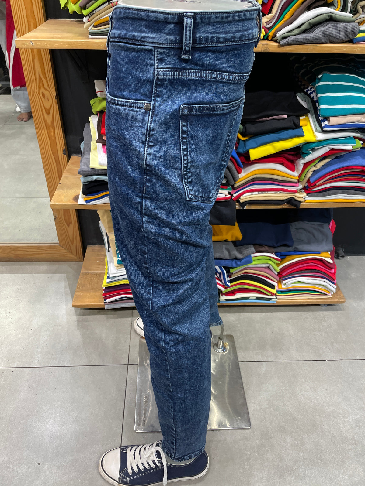 Dark Blue Wash Jeans