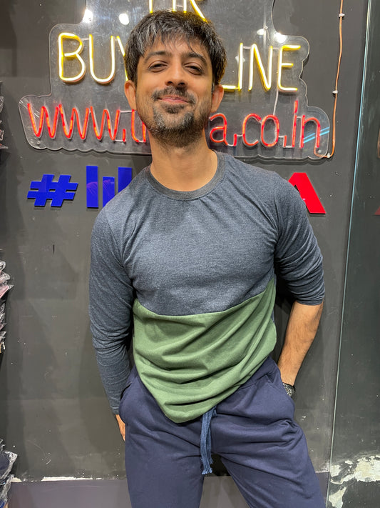 Anthra Black / Olive Combination Tshirt