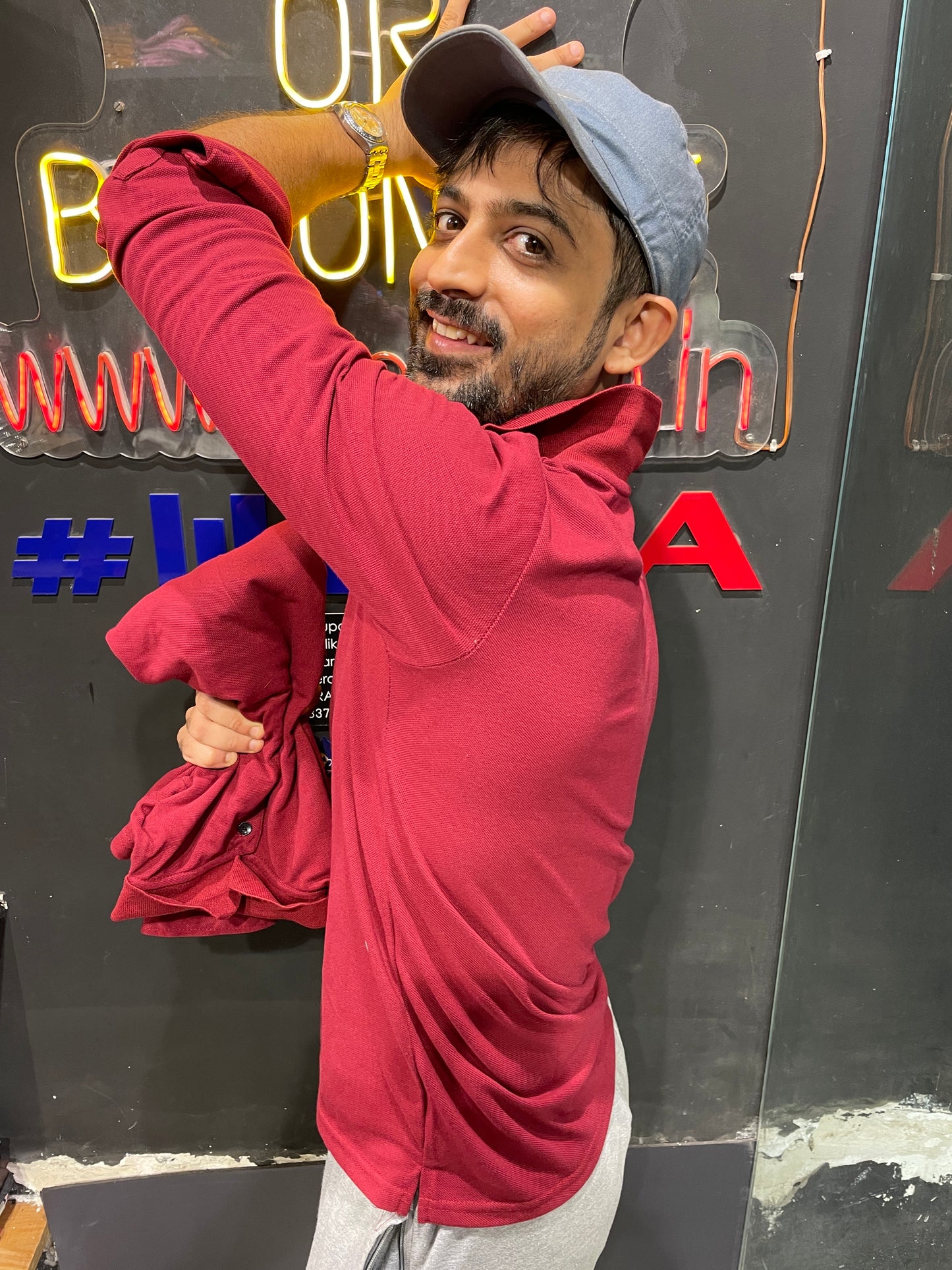 Maroon Polo Tshirt