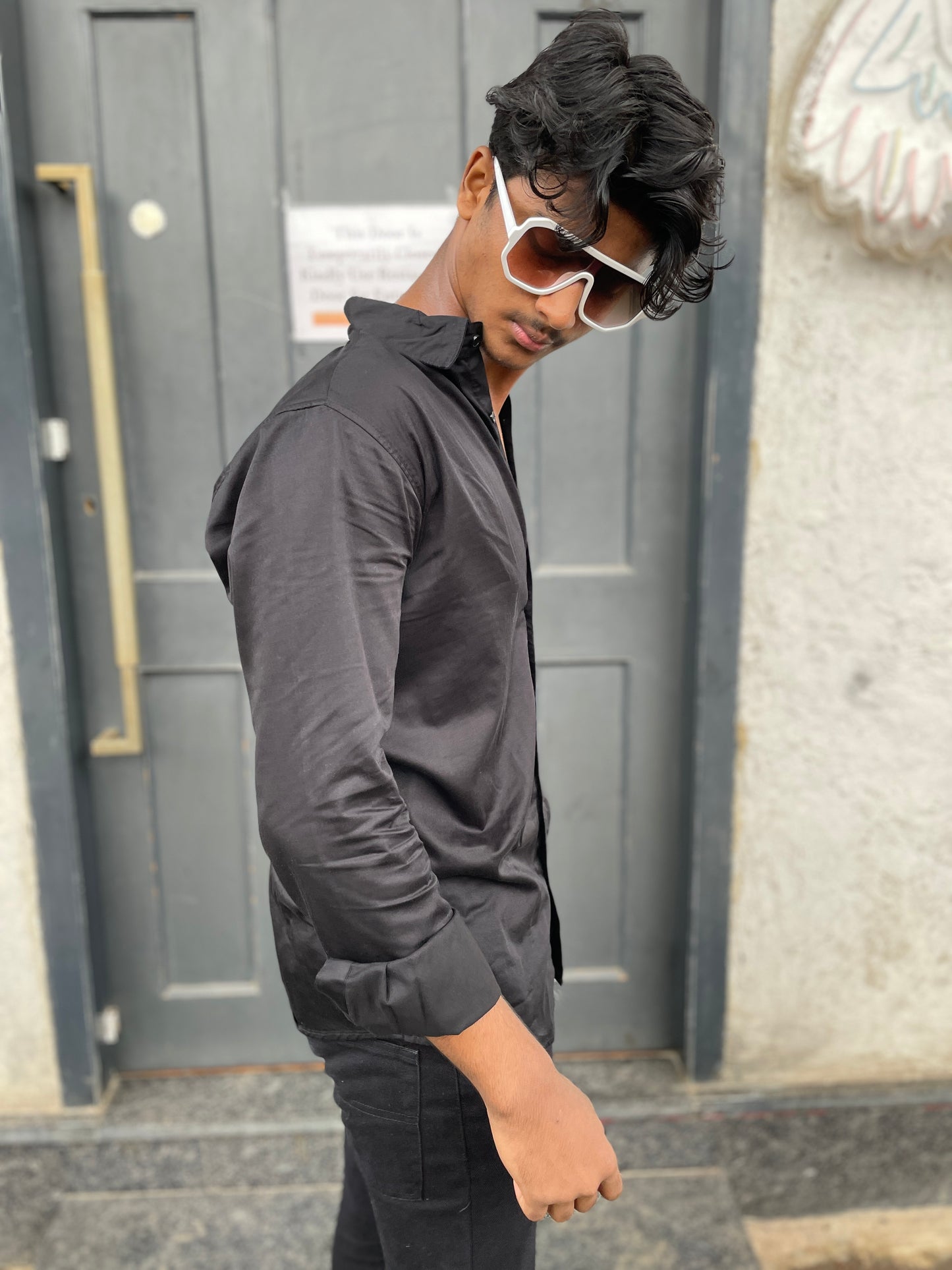 Plain Black Shirt