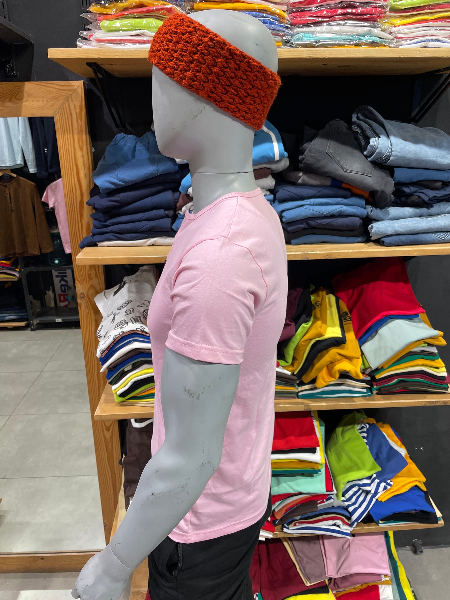 Pink Henley Tshirt