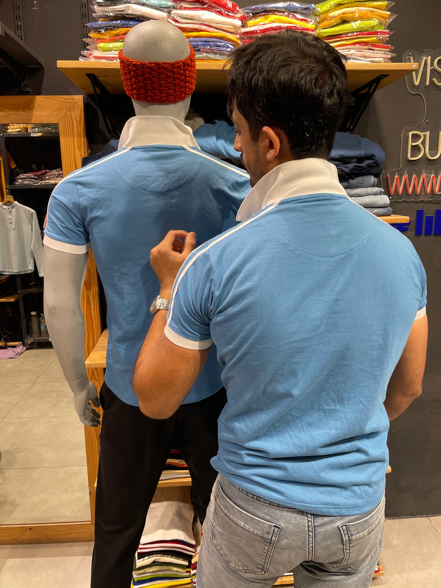 Faience Printed Polo Tshirt