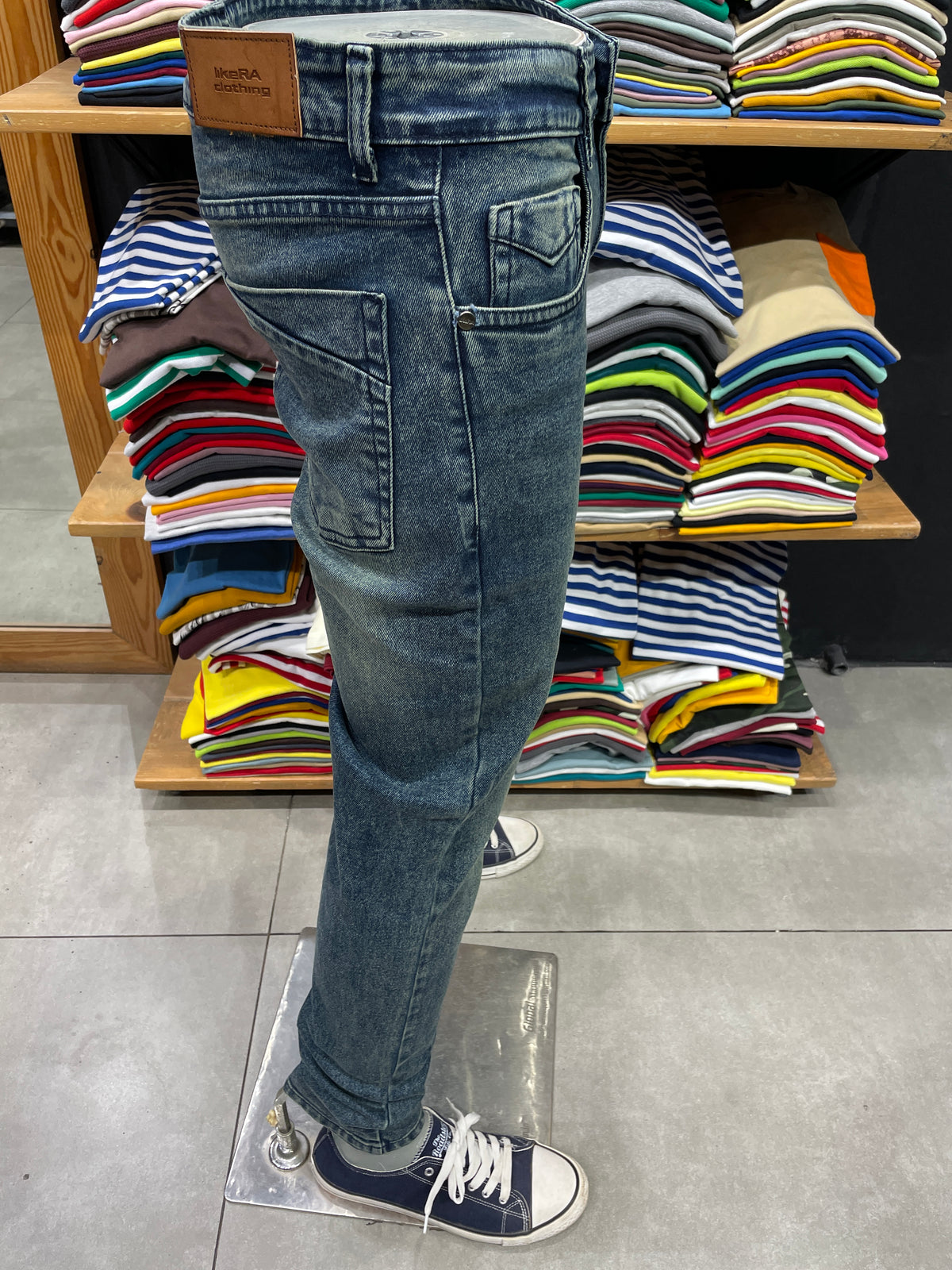 Greenish Wash Jeans