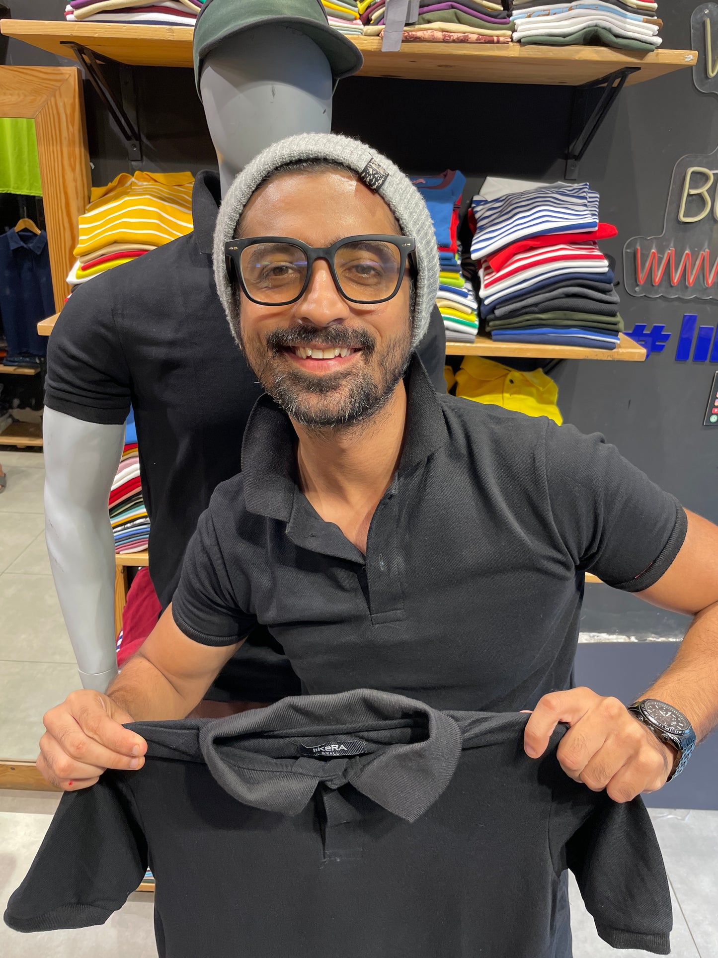 Black Polo Tshirt