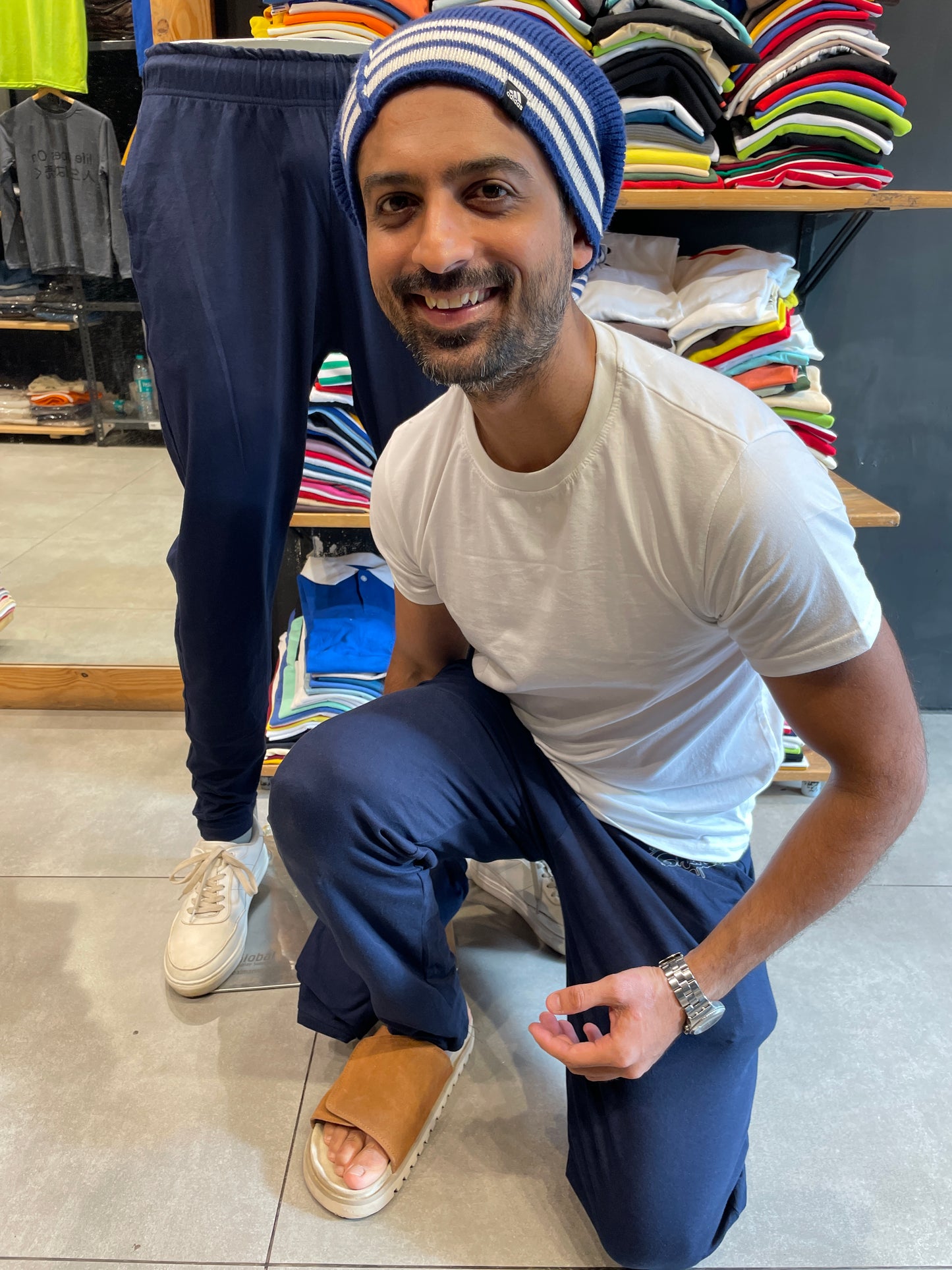 Navy Cotton Pyjama