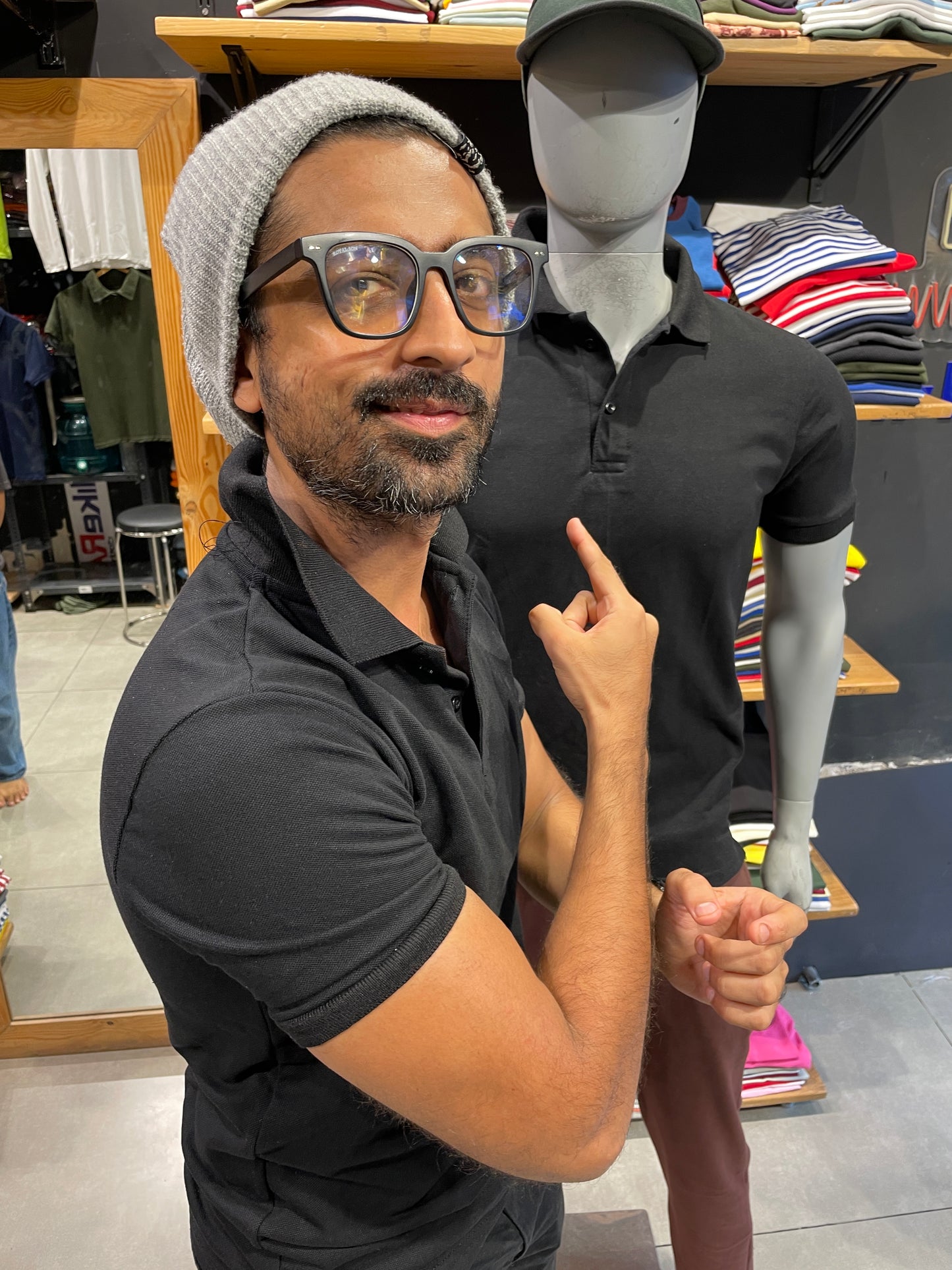 Black Polo Tshirt