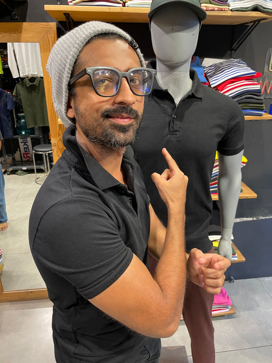 Black Polo Tshirt