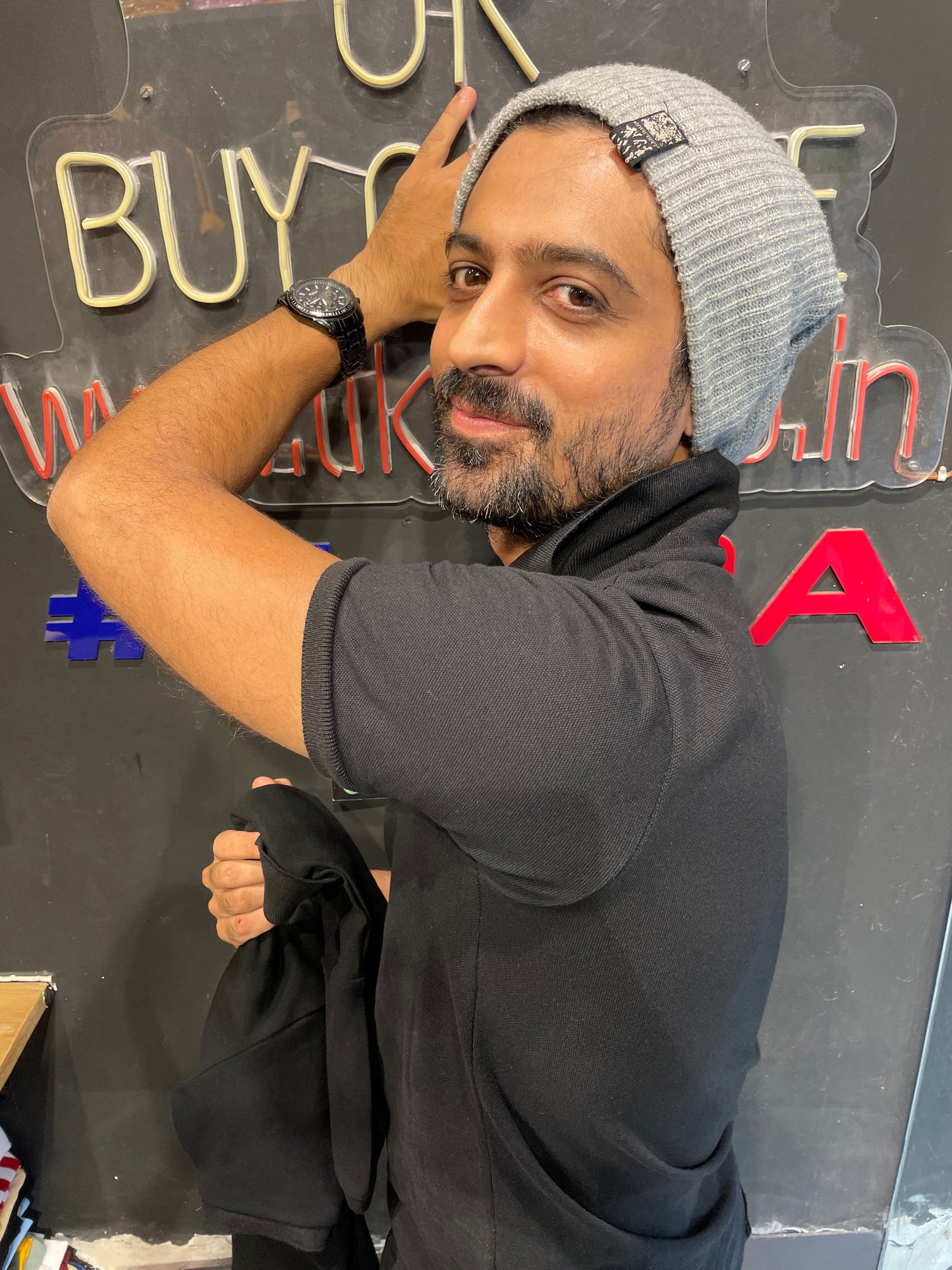 Black Polo Tshirt