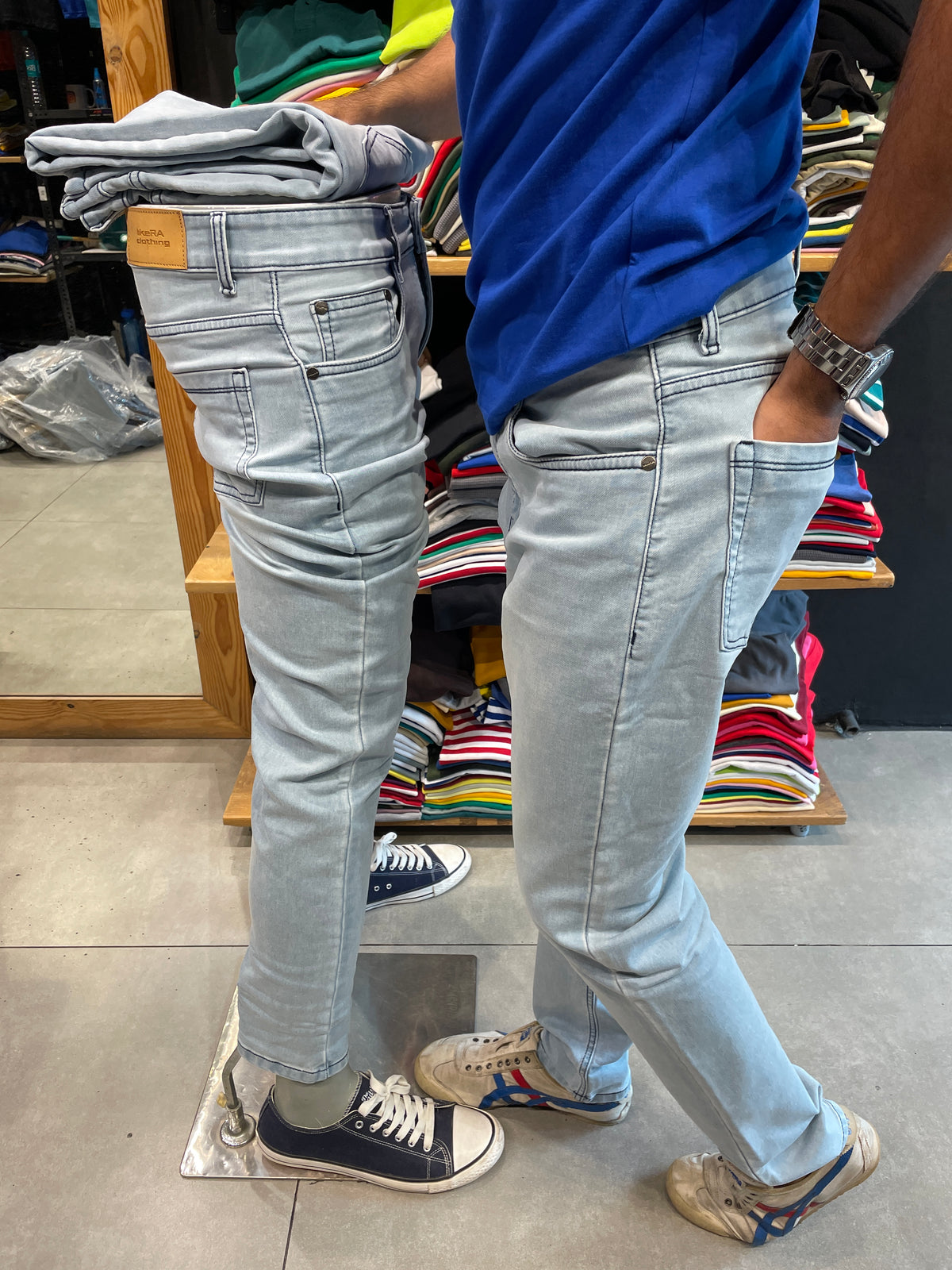 Ice Blue Jeans